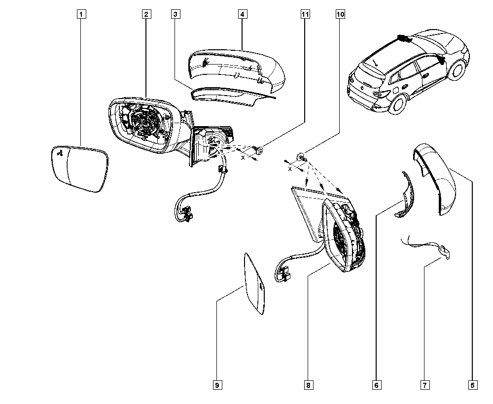 RENAULT 963015022R - Ulkopeili inparts.fi