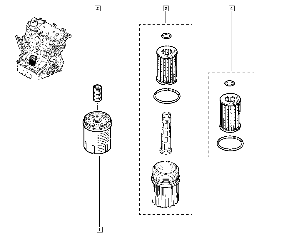 Subaru 8200257642 - FILTER-OIL inparts.fi