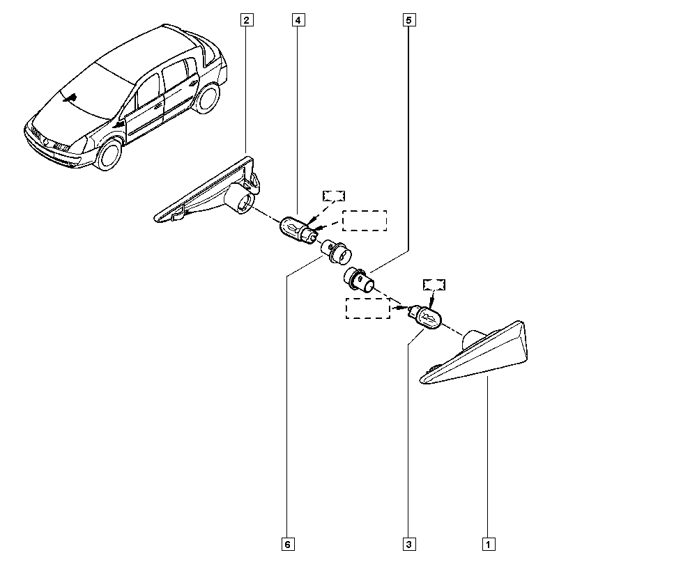 RENAULT 8200633416 - Vilkkuvalo inparts.fi