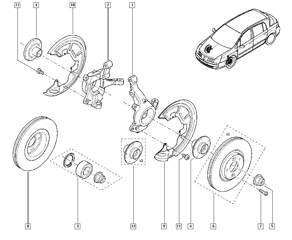 RENAULT 82 01 695 235 - Jarrulevy inparts.fi