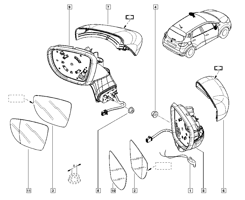 RENAULT 963029140R - Ulkopeili inparts.fi