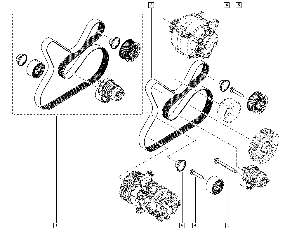 RENAULT 11 72 033 36R - Moniurahihnasarja inparts.fi