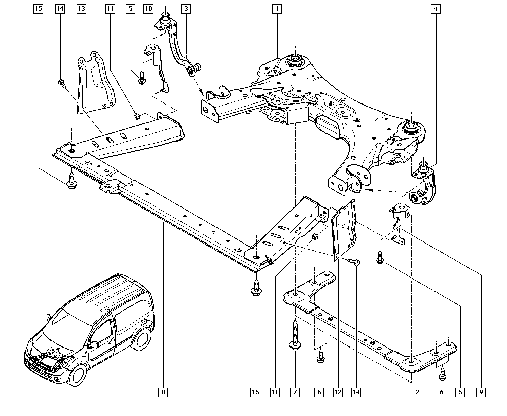 RENAULT 82 00 361 270 - Tukivarren hela inparts.fi