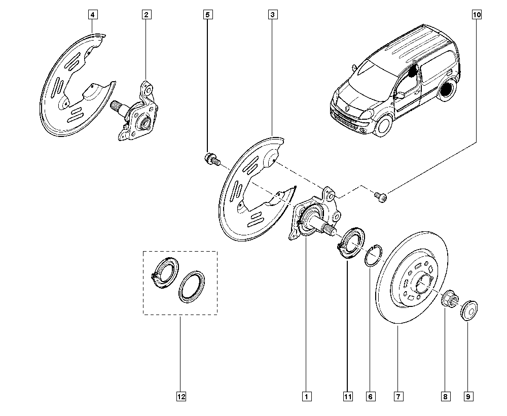 RENAULT 43 20 250 57R - Jarrulevy inparts.fi