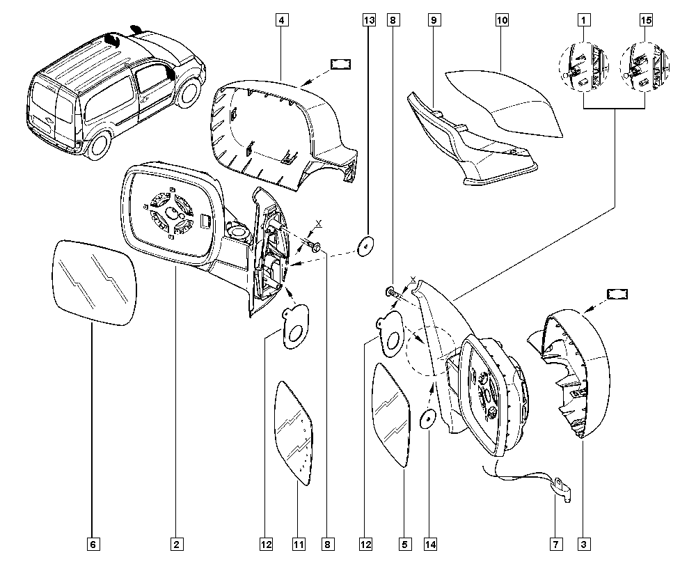 RENAULT 7701068848 - Ulkopeili inparts.fi