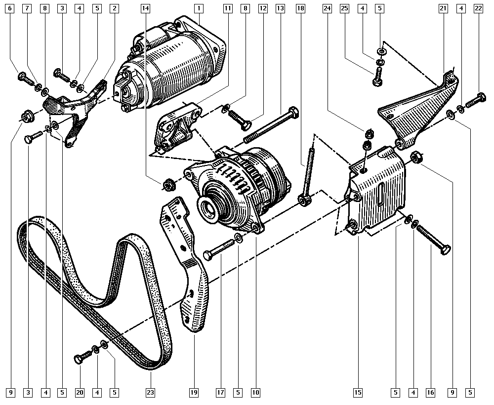 RENAULT 77 00 855 154 - Laturi inparts.fi