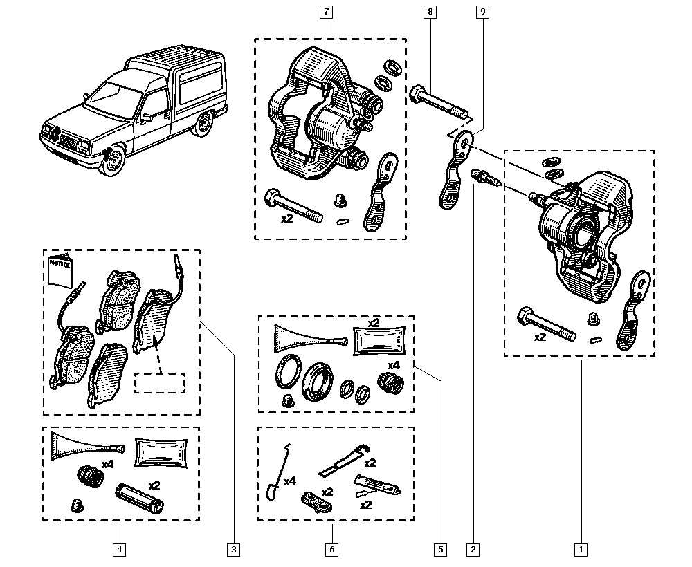 RENAULT 7701204530 - Jarrupala, levyjarru inparts.fi