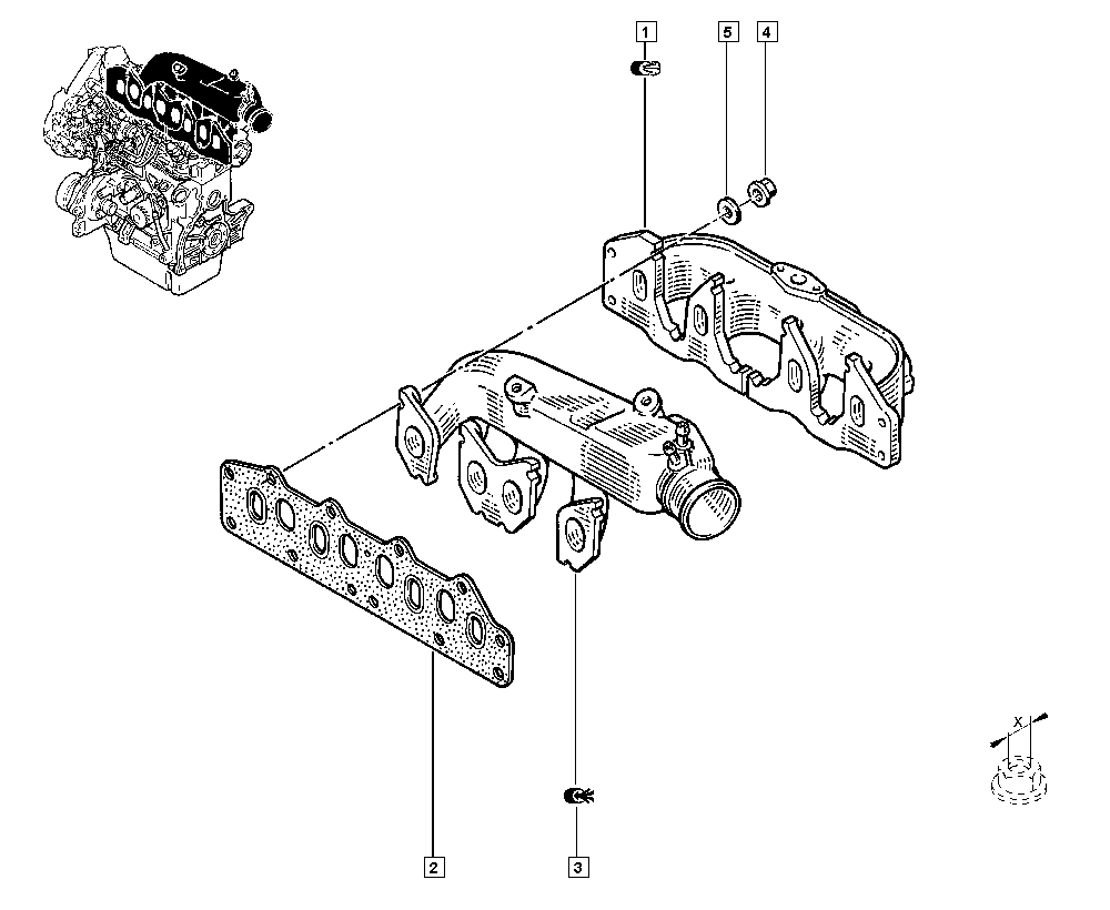 RENAULT 77 00 854 252 - Tiiviste, imu / pakosarja inparts.fi