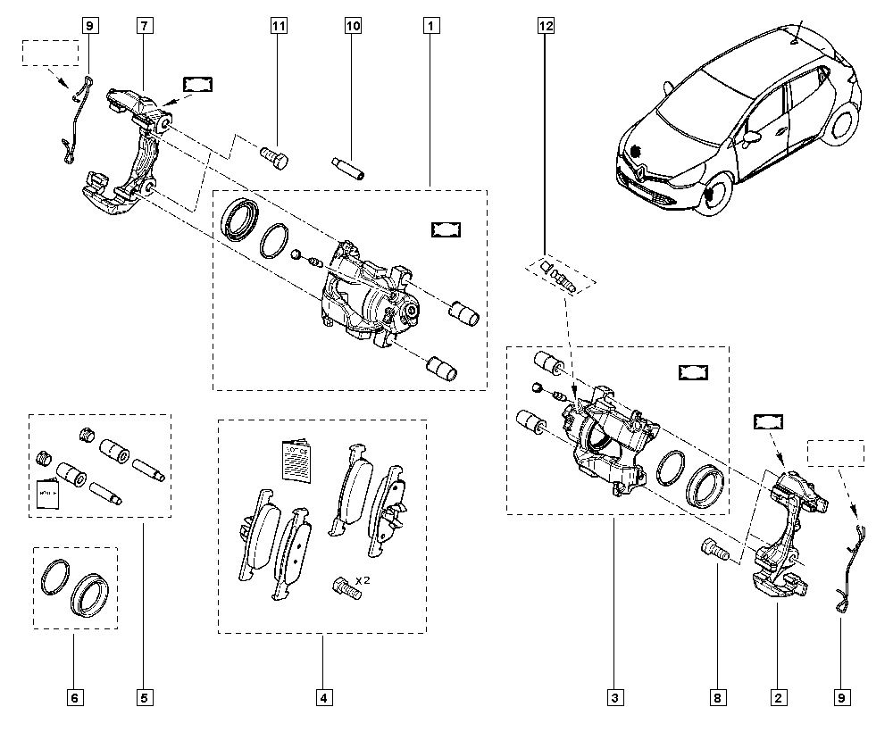 RENAULT 41011-8579R - Jarrusatula inparts.fi