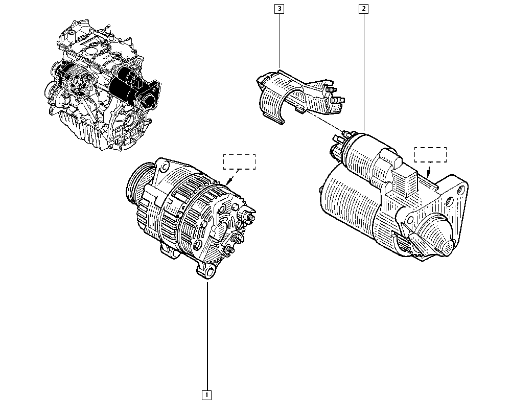 RENAULT 77 00 101 274 - Laturi inparts.fi