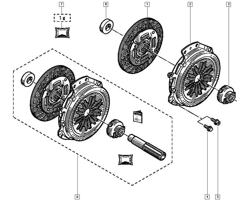 RENAULT 77 01 477 068 - Kytkinpaketti inparts.fi