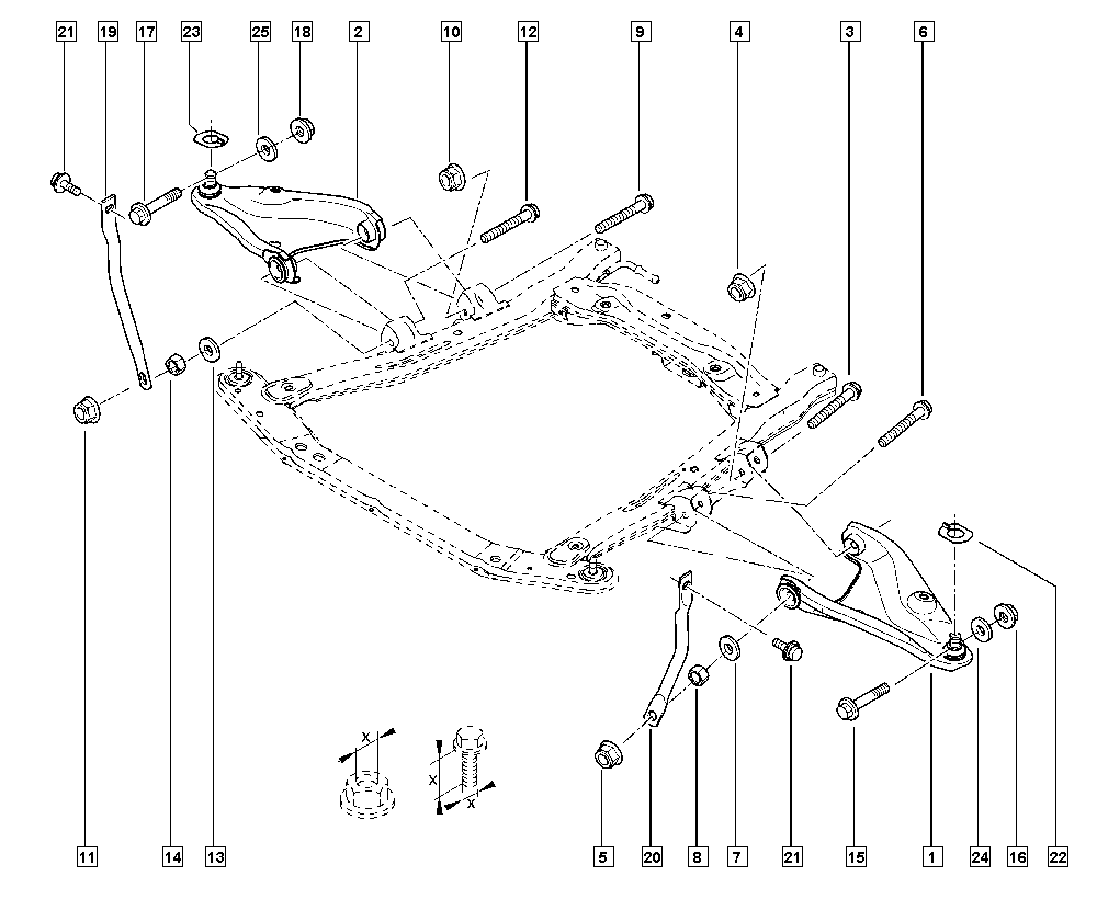 RENAULT 545001064R - Tukivarsi, pyöräntuenta inparts.fi