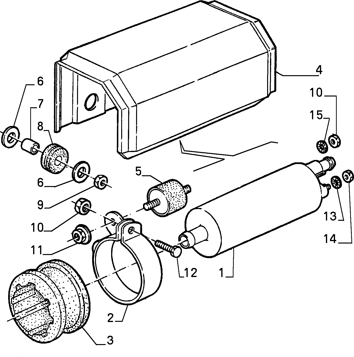 FIAT 605 46 091 - Polttoainepumppu inparts.fi