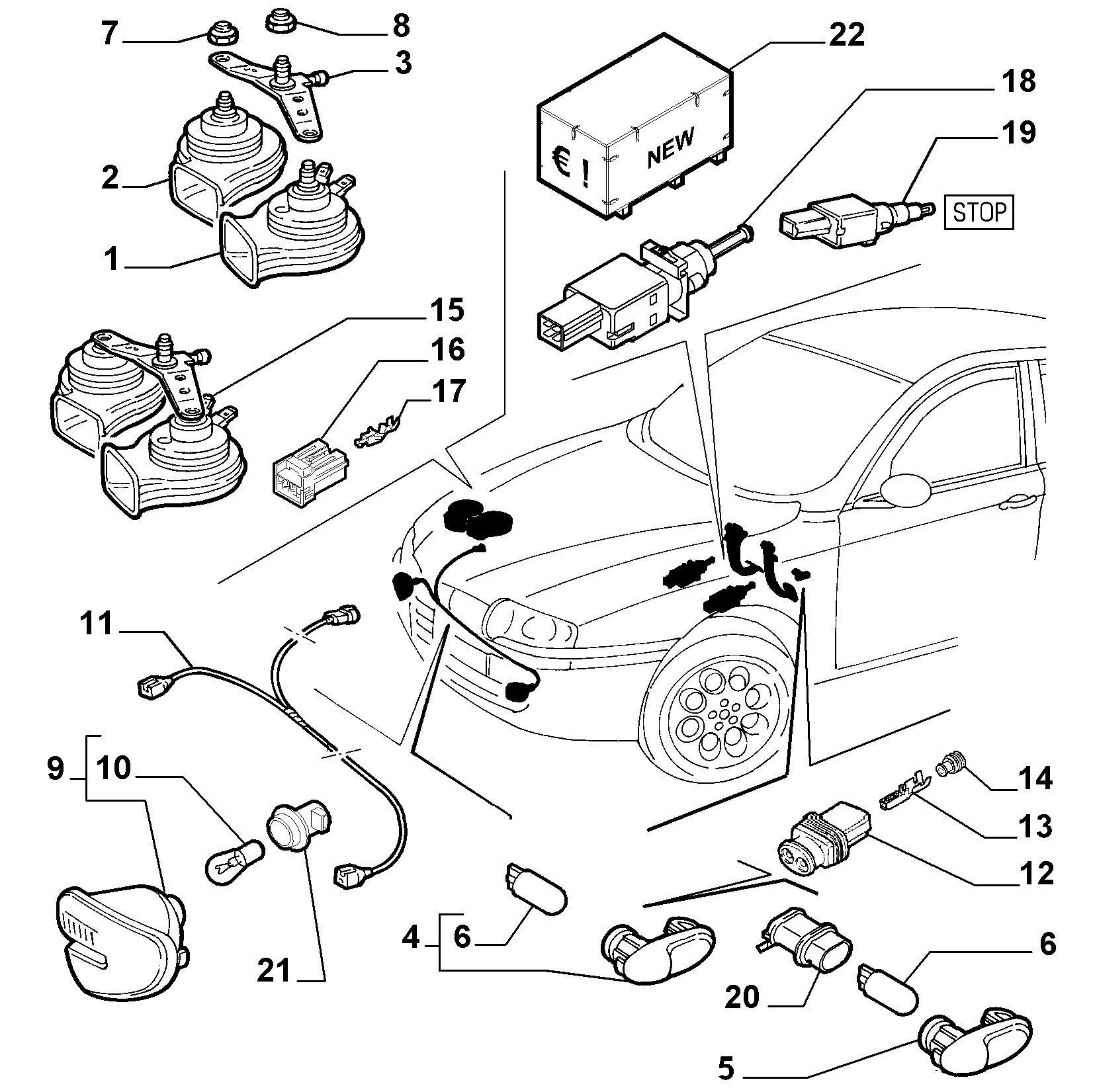 FIAT 46756280 - Vilkkuvalo inparts.fi