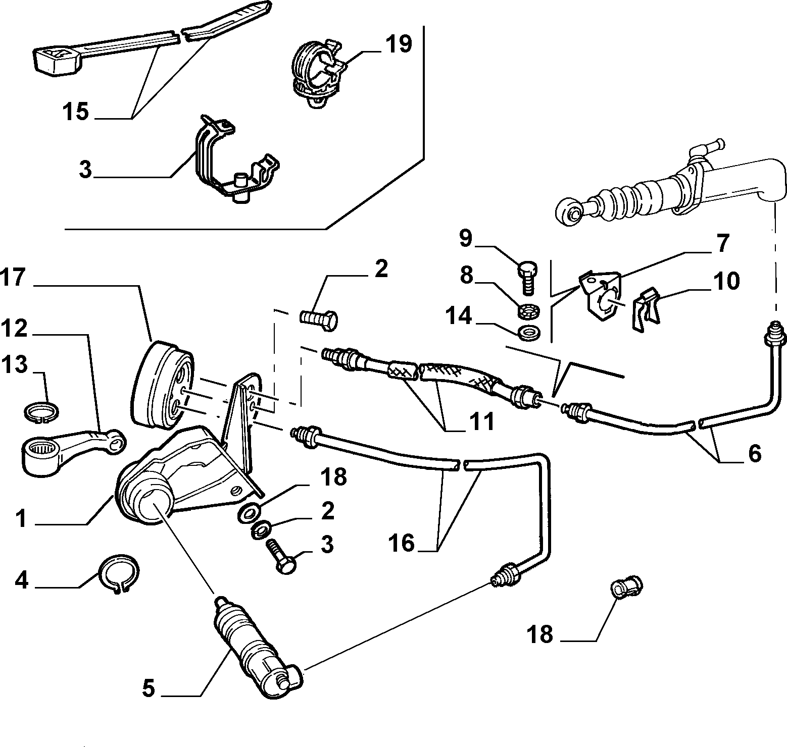 FIAT 71738467 - Työsylinteri, kytkin inparts.fi