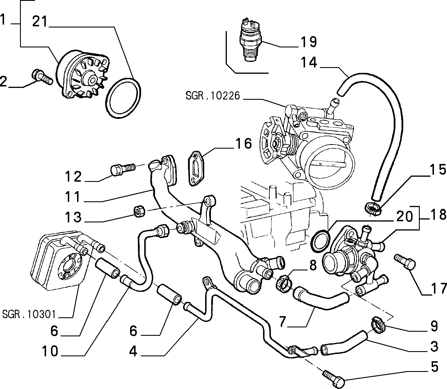 Hyundai 60586222 - Vesipumppu inparts.fi