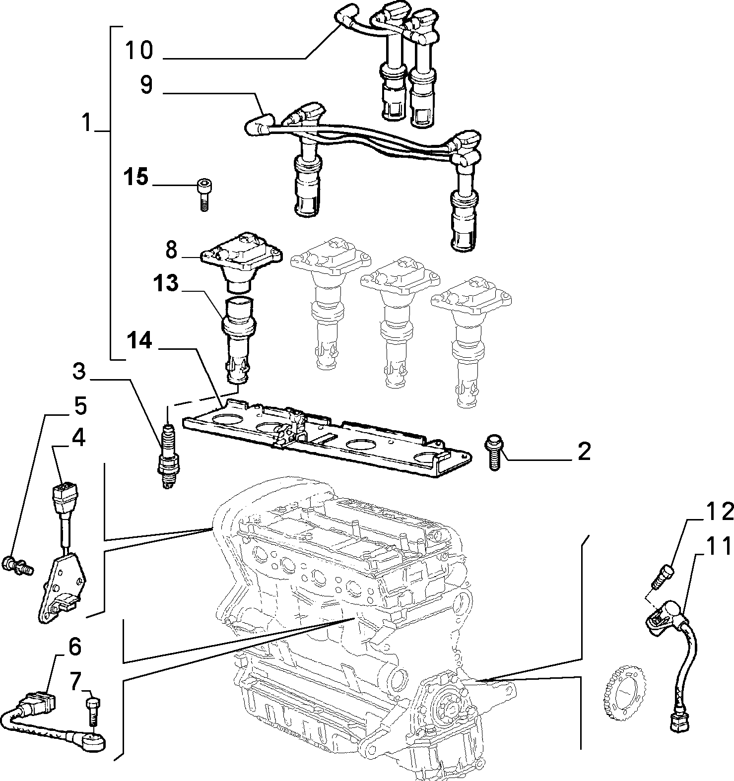 FIAT 46521529 - Sytytystulppa inparts.fi