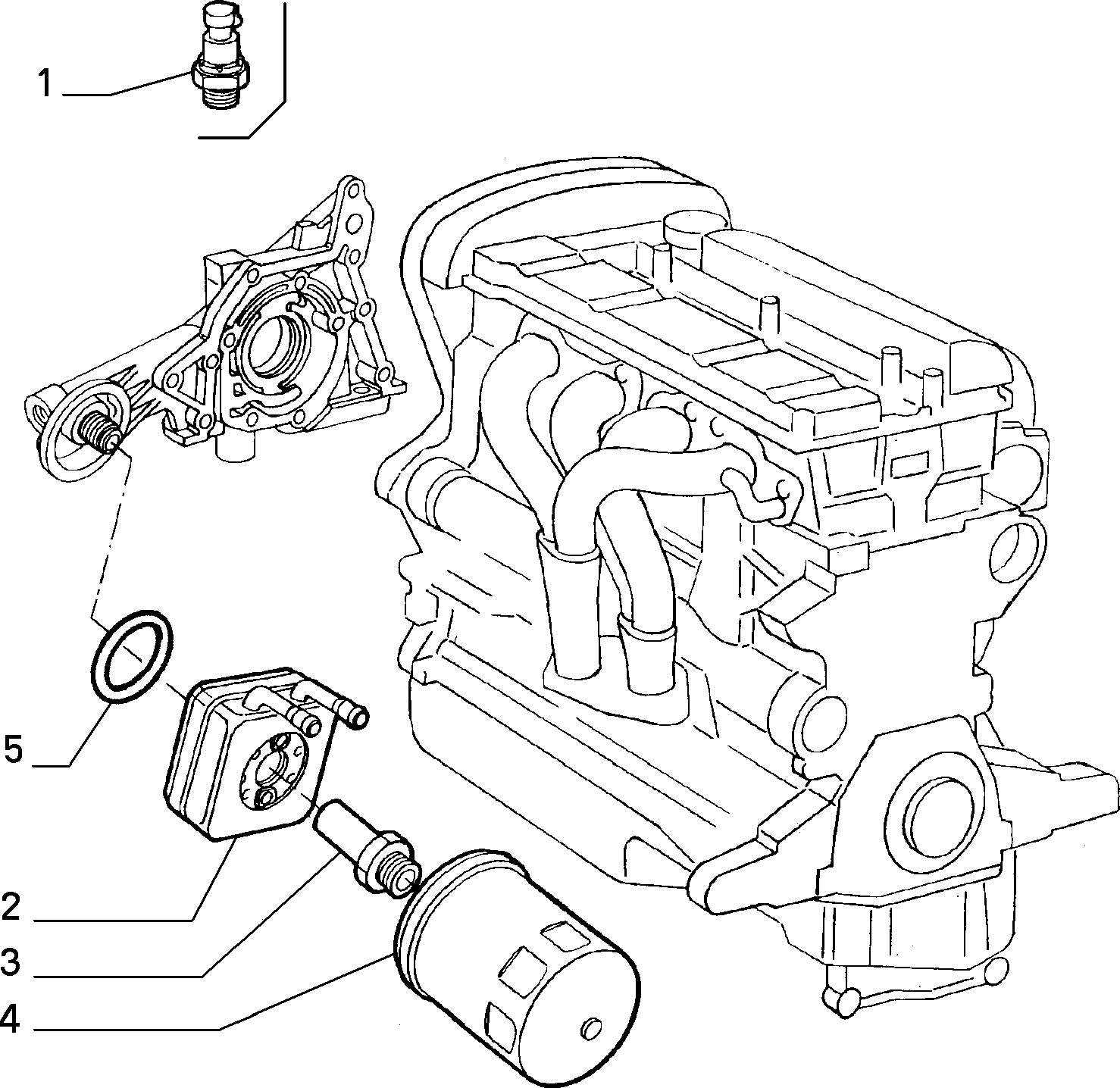 FIAT 71736159 - Öljynsuodatin inparts.fi