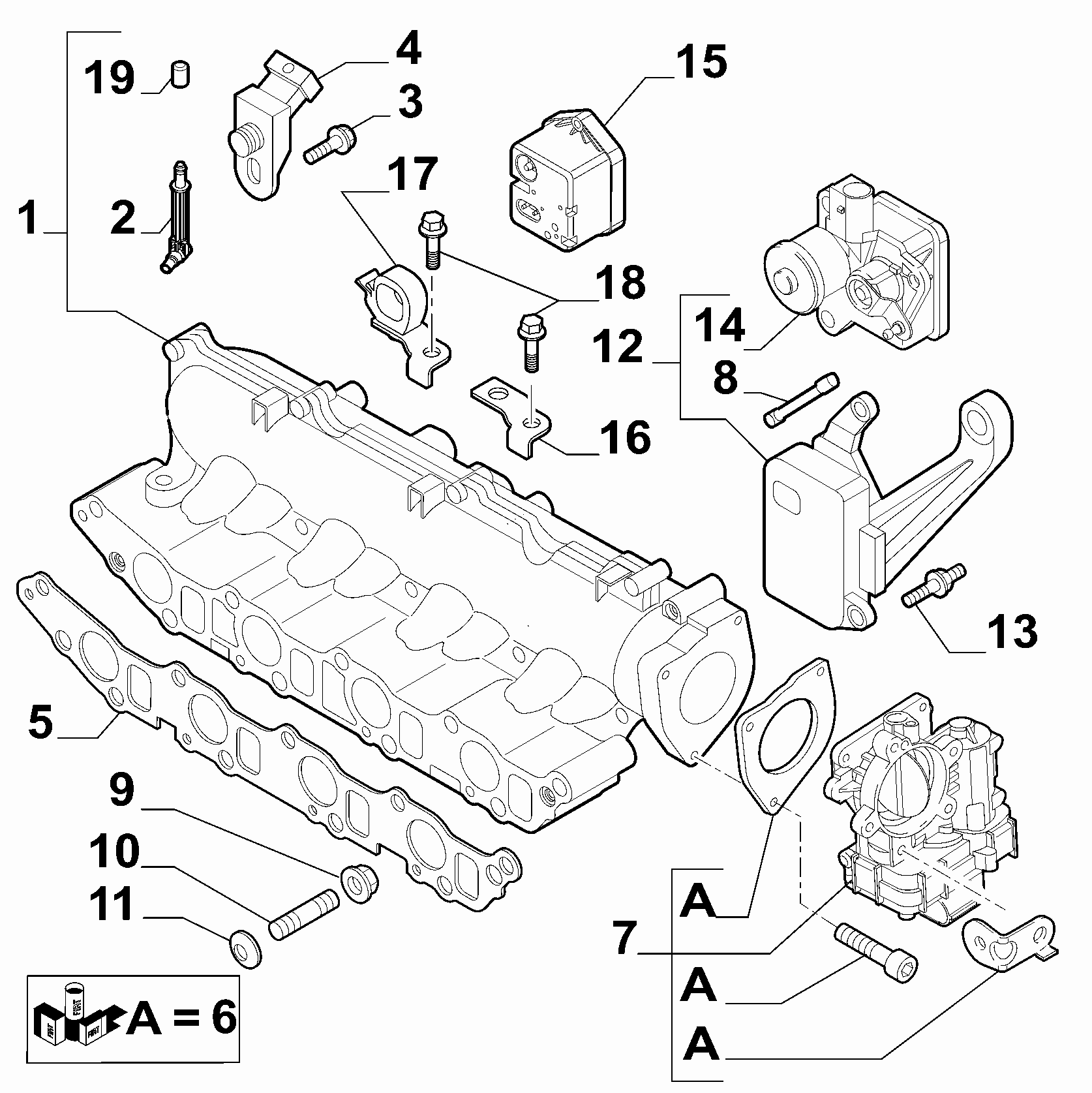 FIAT 71748278 - Kaasuläpän kotelo inparts.fi