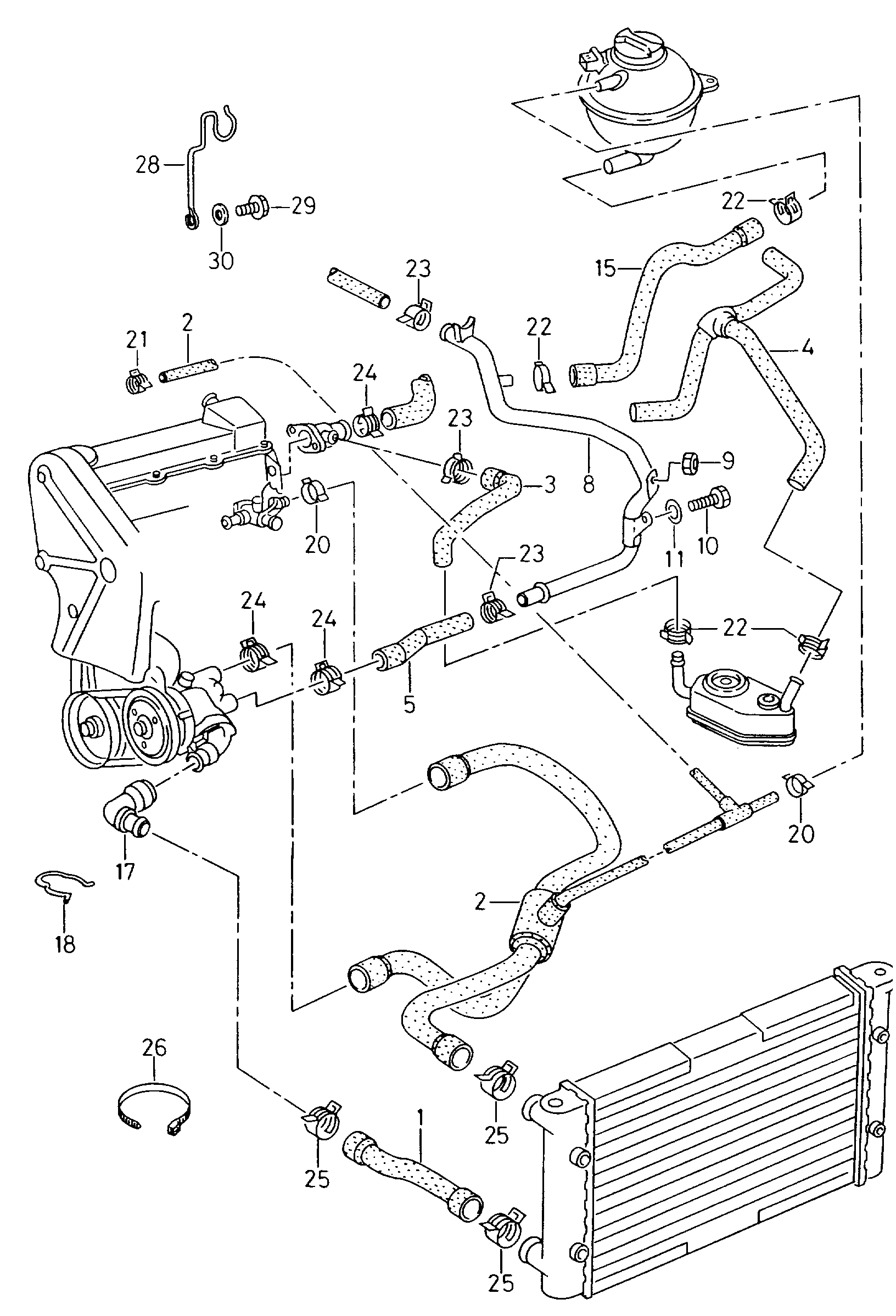 Seat 6K0121051A - Jäähdyttimen letku inparts.fi