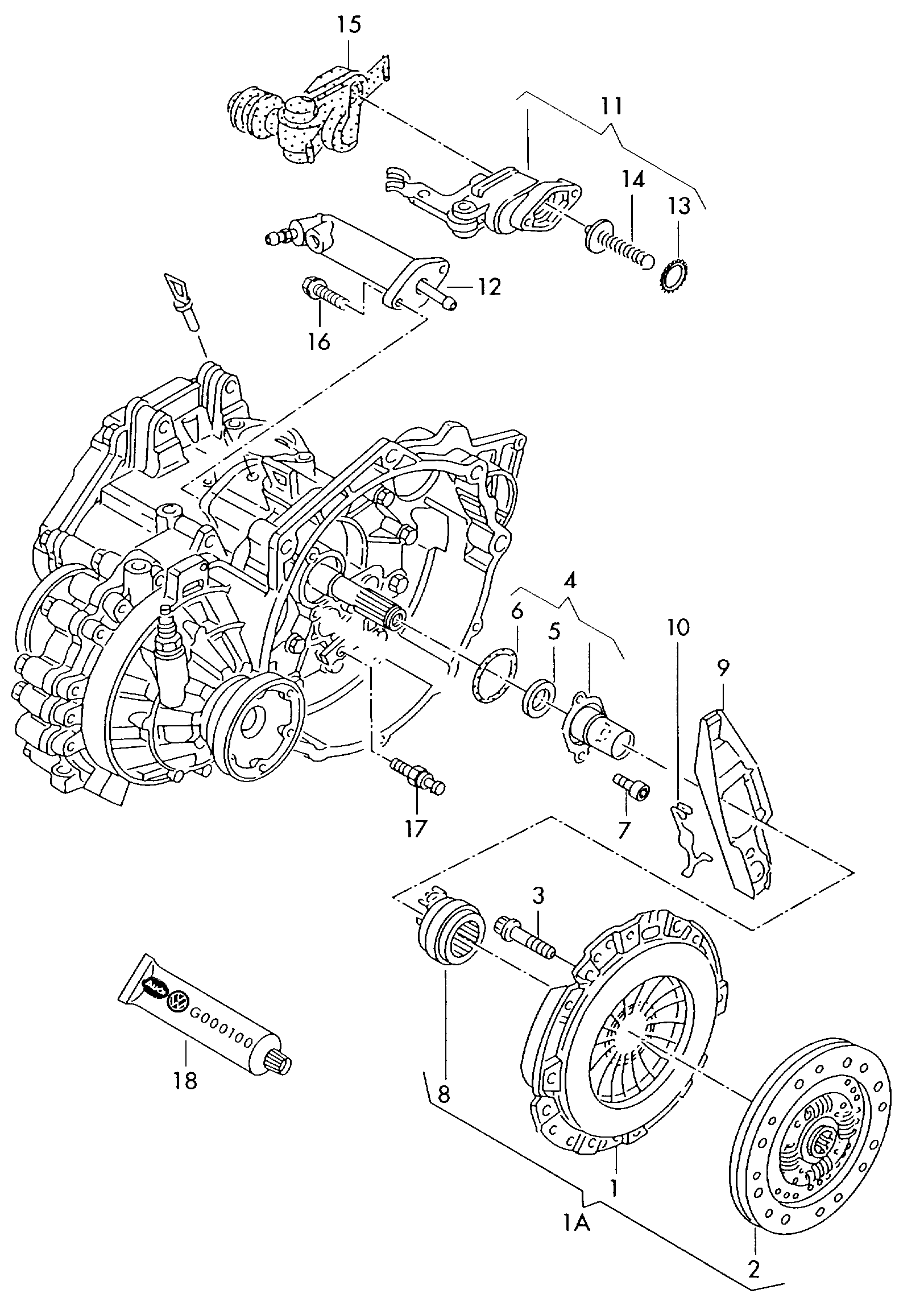 Seat 074141025B - Kytkinpaketti inparts.fi