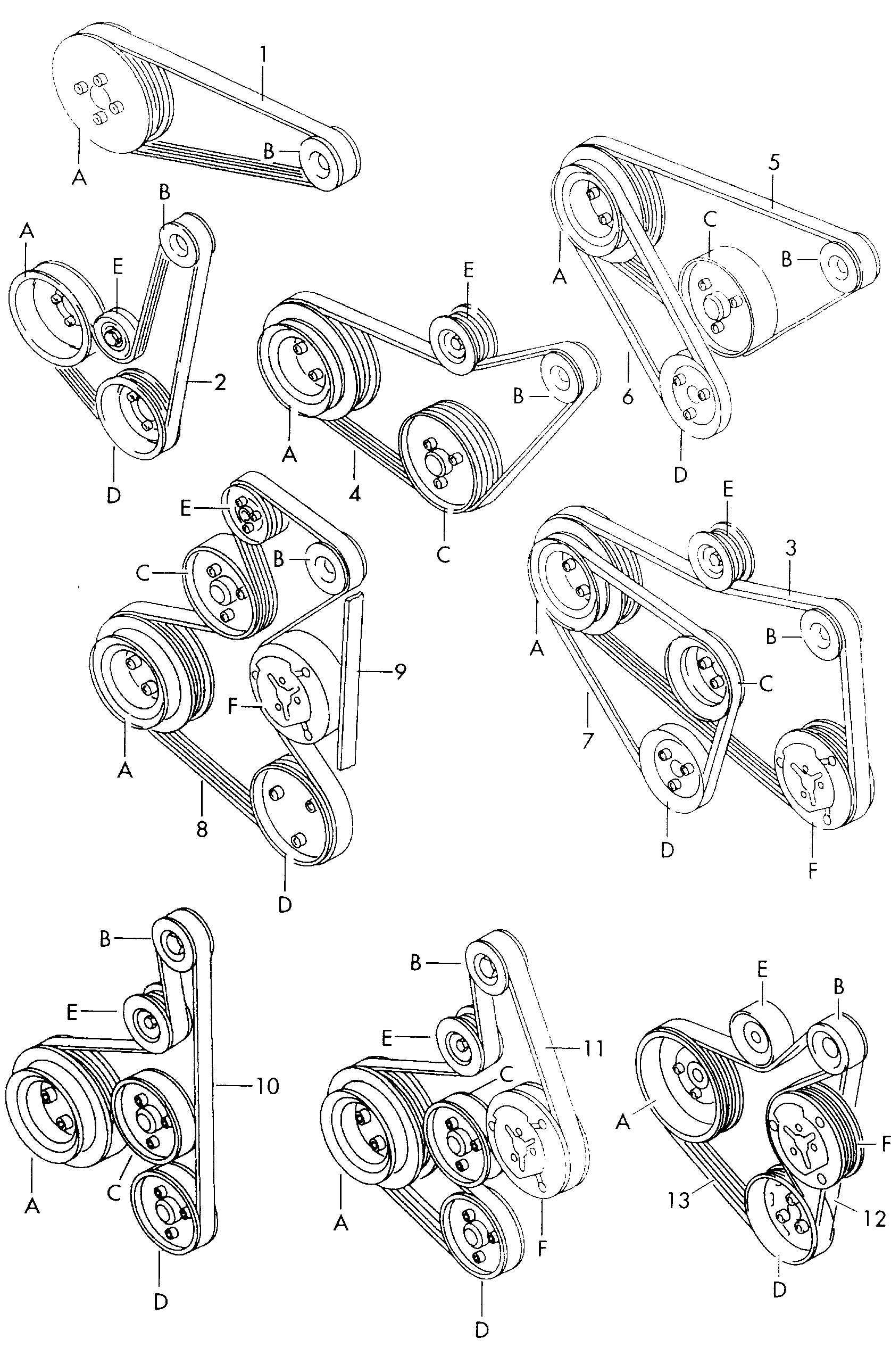 Skoda 030 145 933 R - Moniurahihna inparts.fi