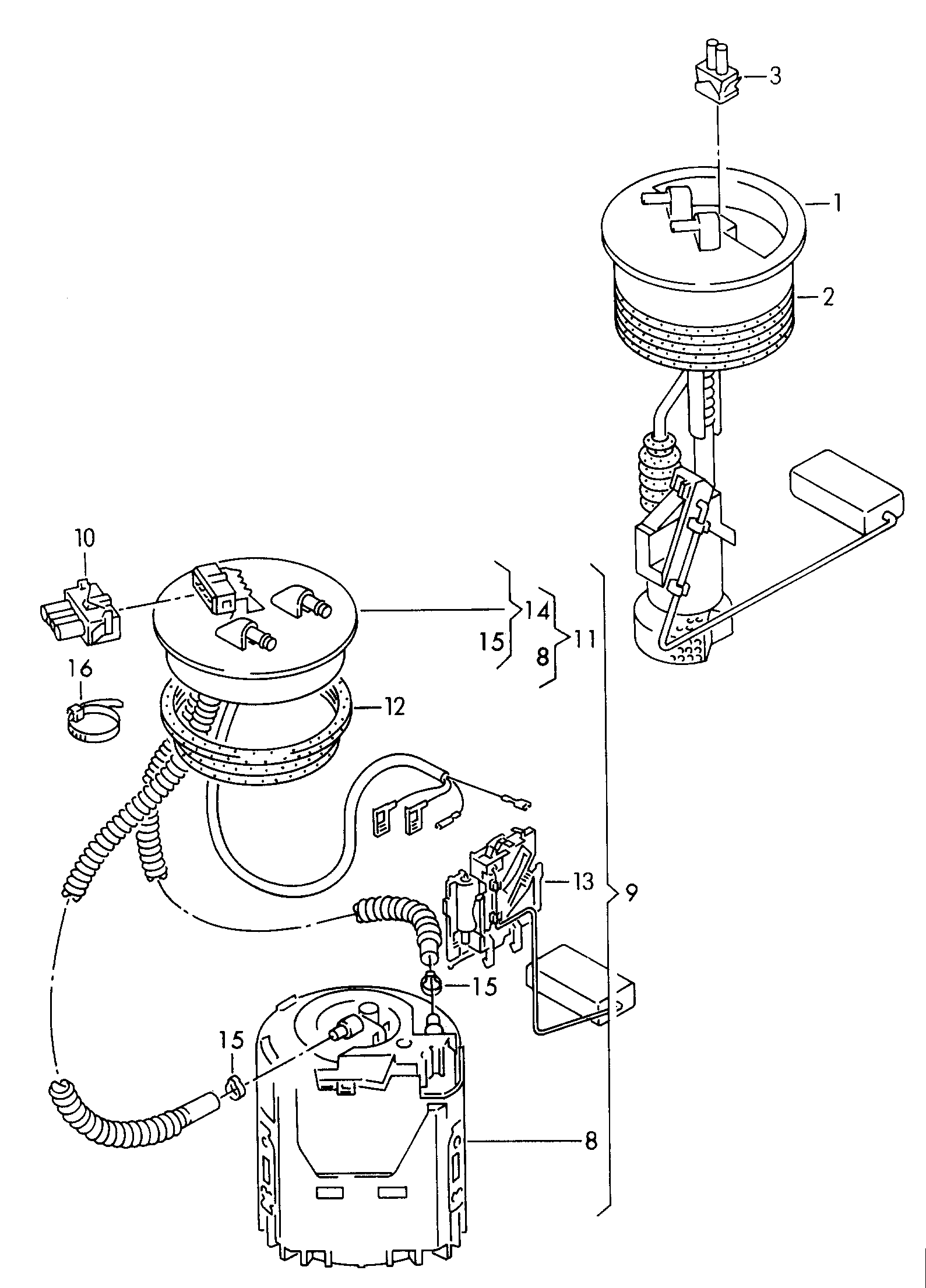 VAG 6N0919087F - Polttoaineen syöttömoduuli inparts.fi