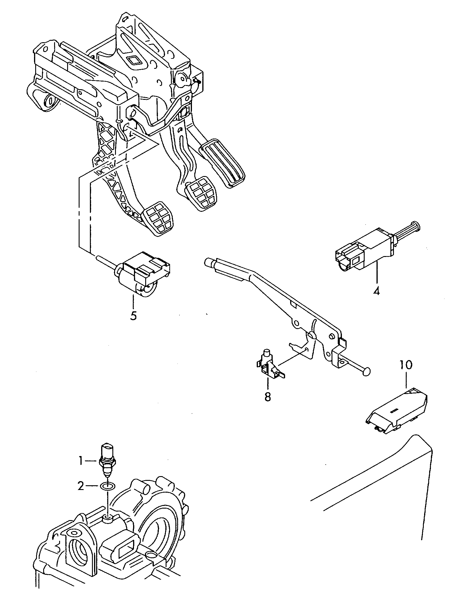 Skoda 02T 945 415 P - Kytkin, peruutusvalo inparts.fi