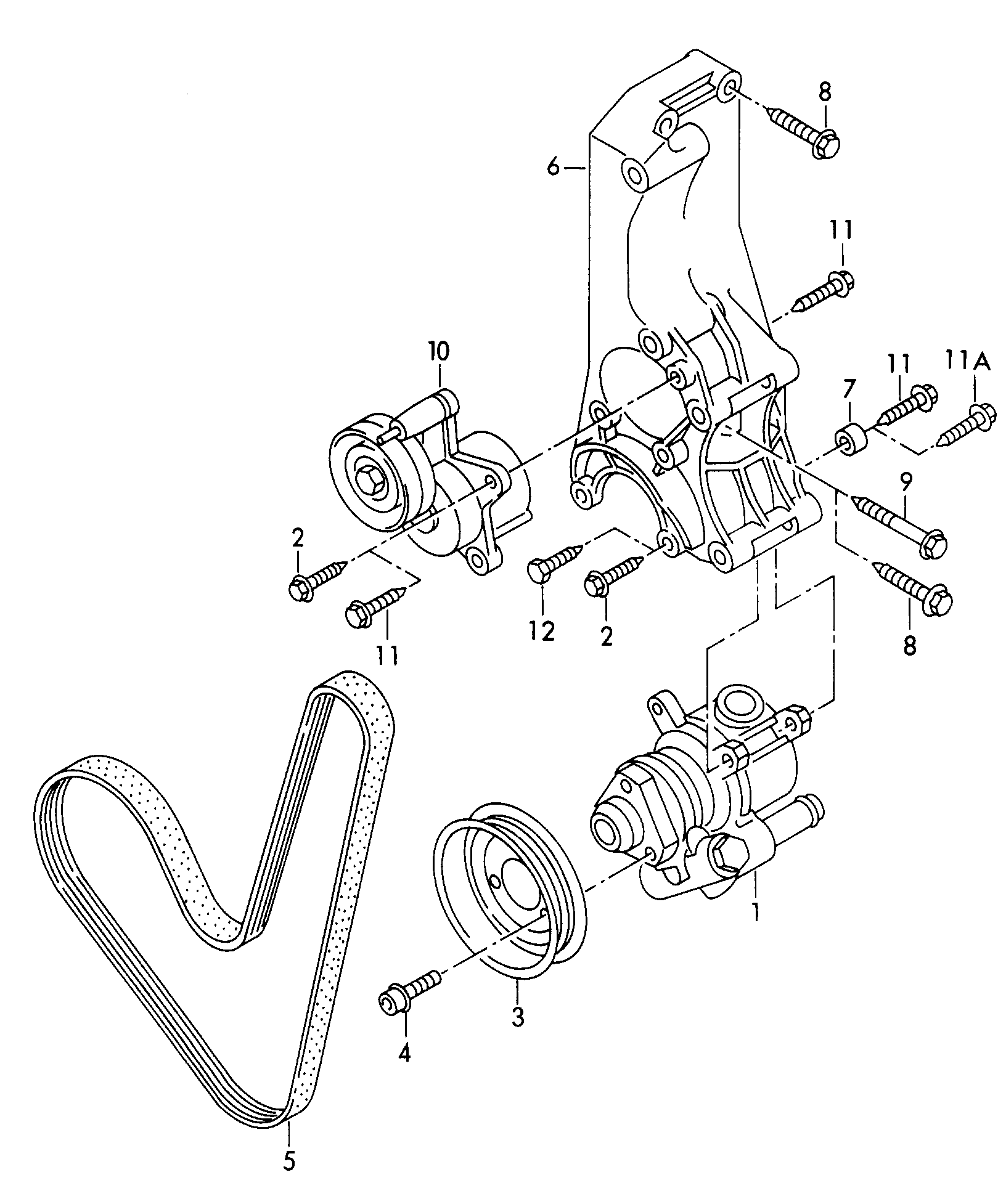 VAG 6X0422154 - Hydrauliikkapumppu, ohjaus inparts.fi