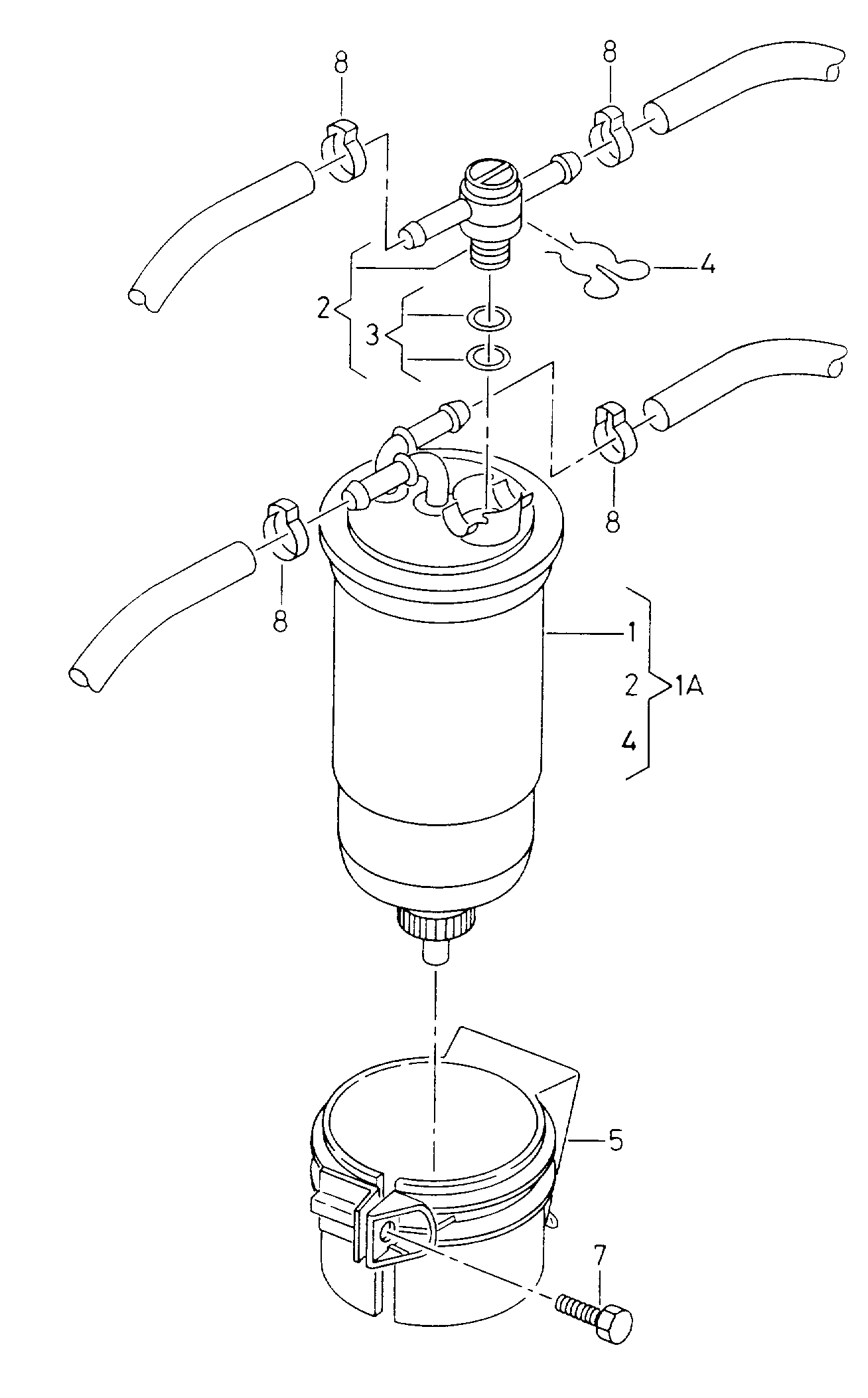 VAG 6K0 127 401 G - Polttoainesuodatin inparts.fi