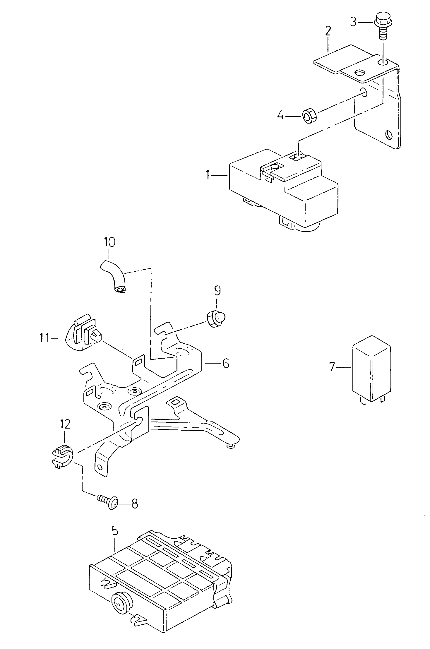 VW 1J0 919 506 G - Rele, jäähdytin jälkipuhallus inparts.fi