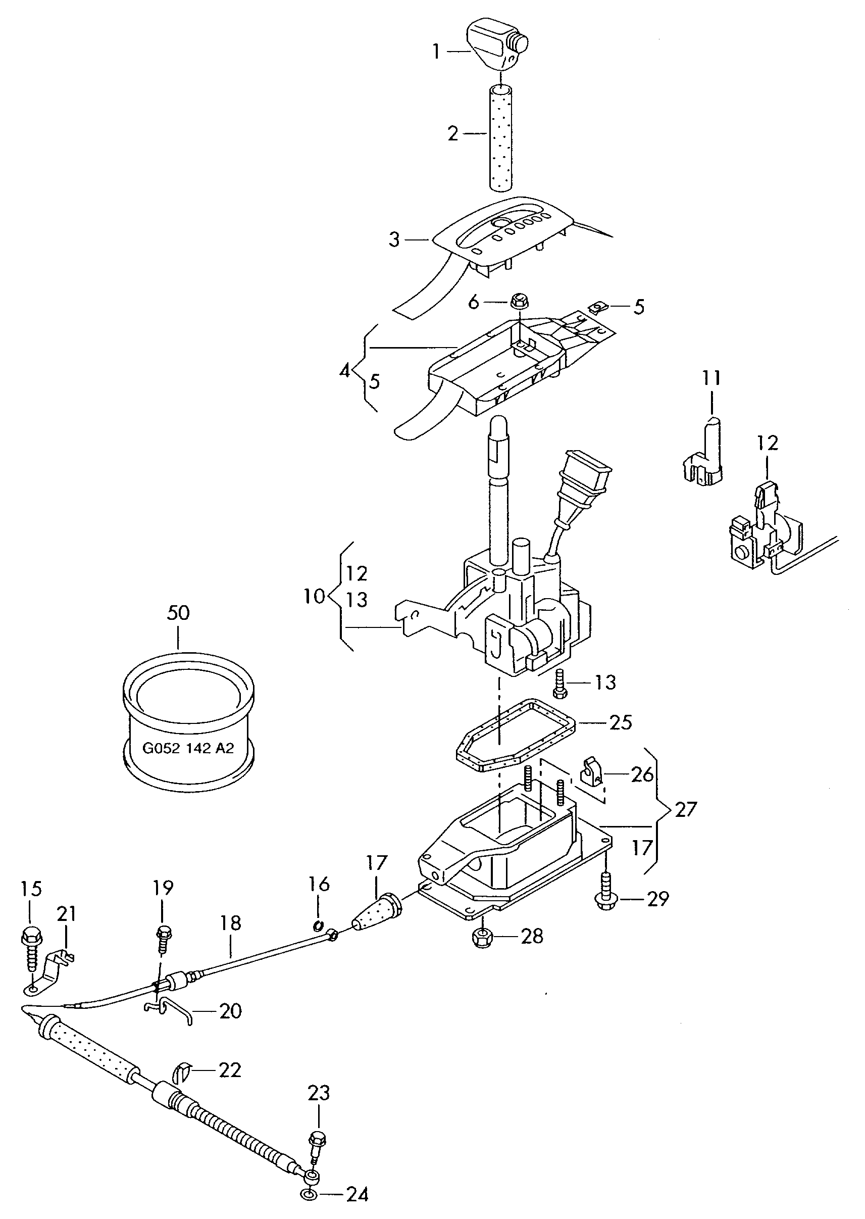 VW 6K0713265 - Vaijeri, käsivaihteisto inparts.fi