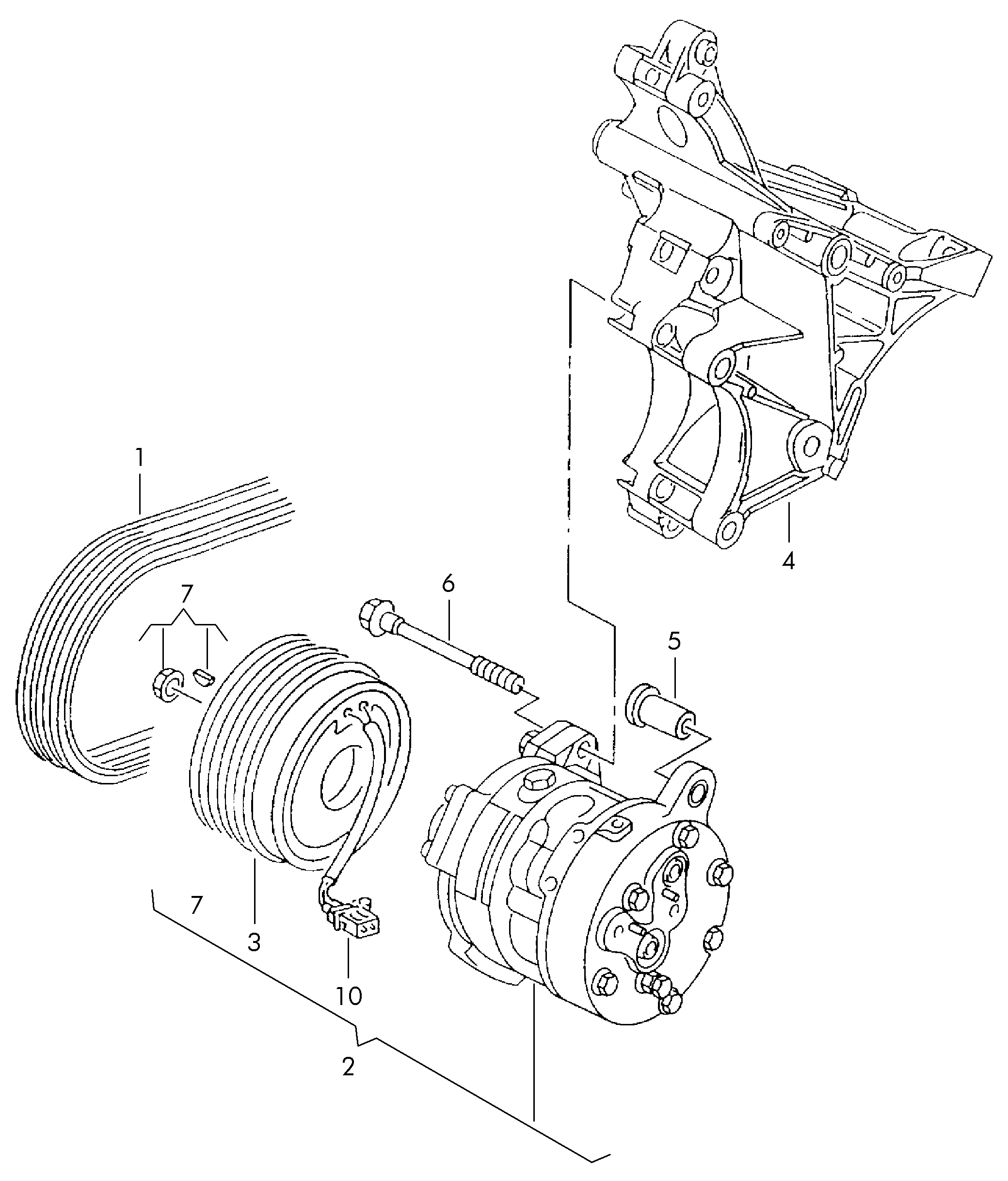 VW (FAW) 1J0 820 803 L - Kompressori, ilmastointilaite inparts.fi