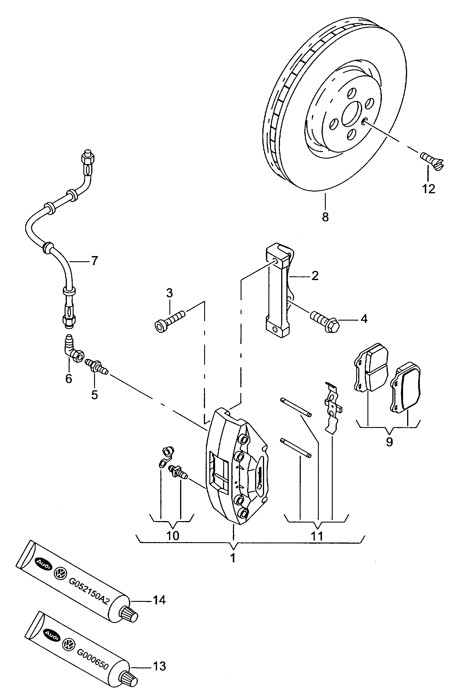 Seat 6KL 698 151 - Jarrupala, levyjarru inparts.fi