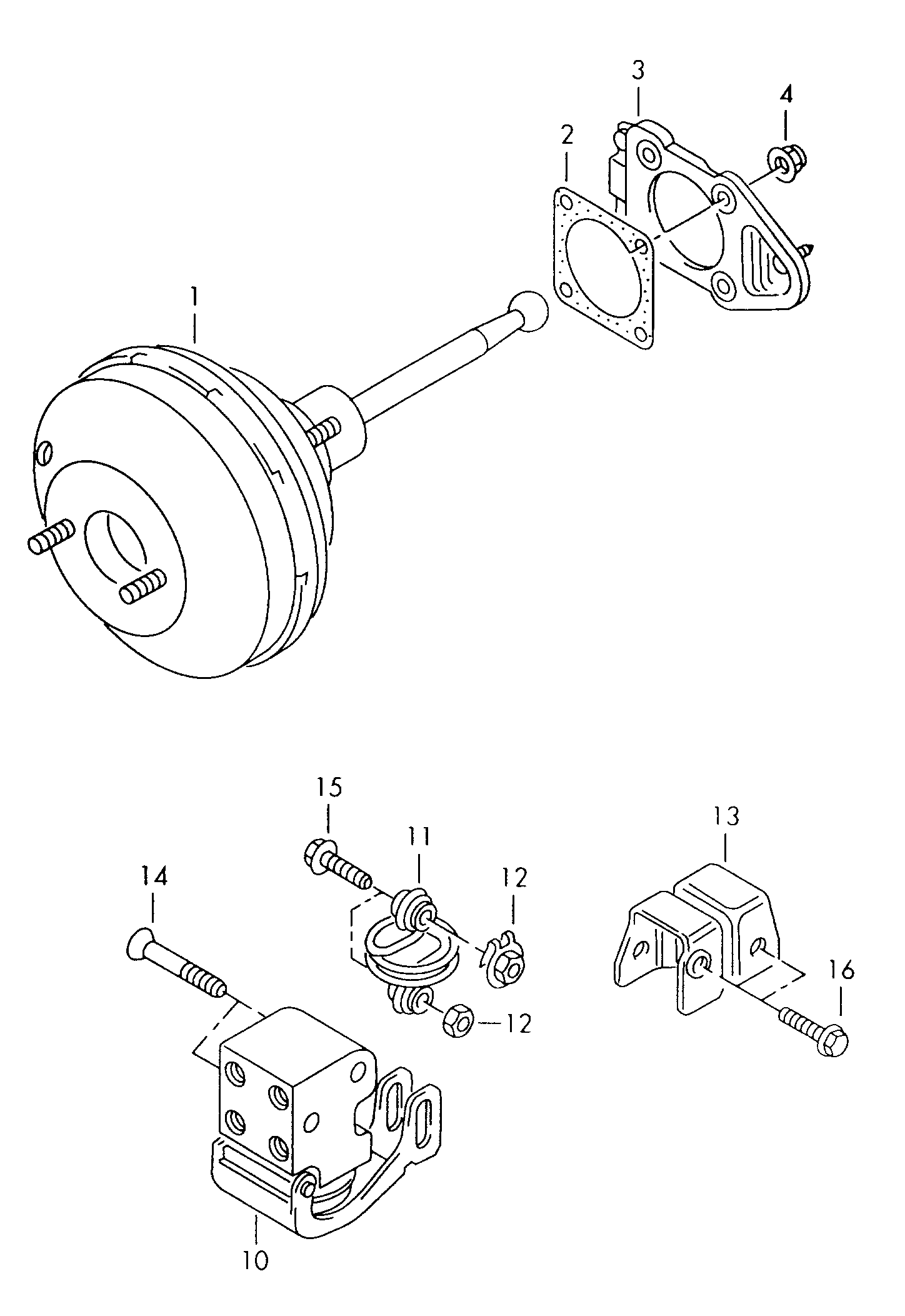 Skoda 1C0612151A - Jarrupaineensäädin inparts.fi