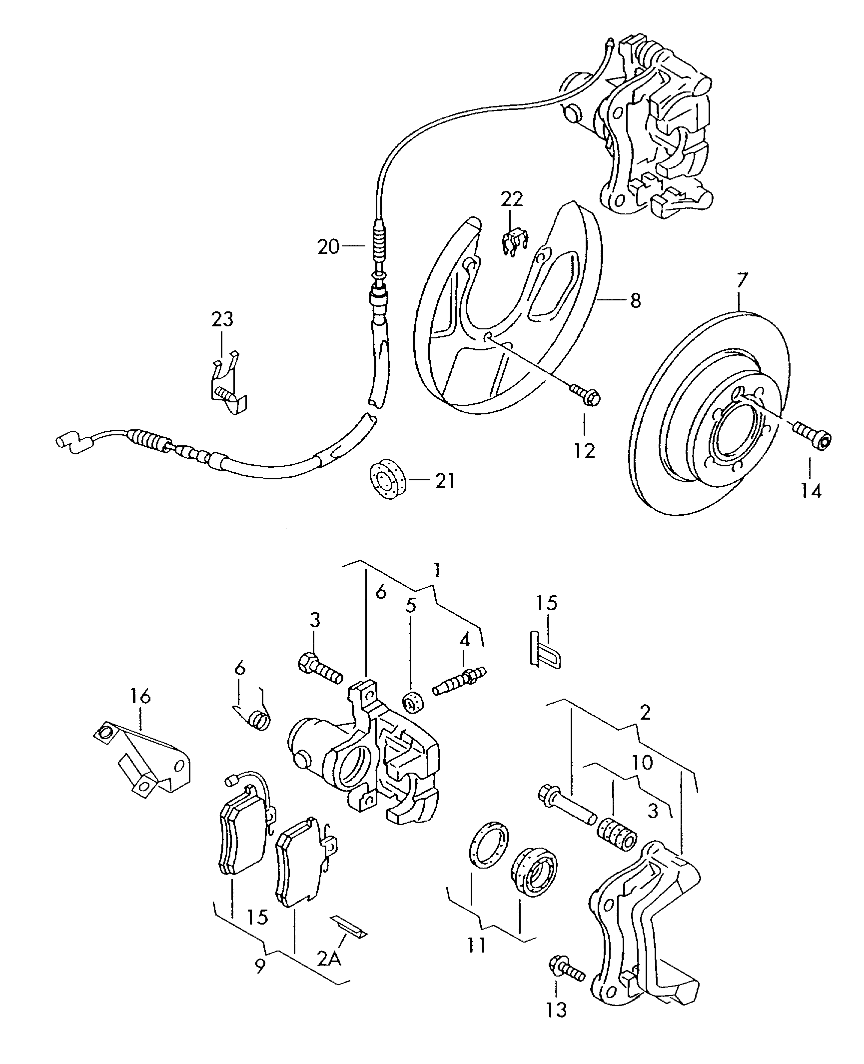 VW 7M0615601C - Jarrulevy inparts.fi