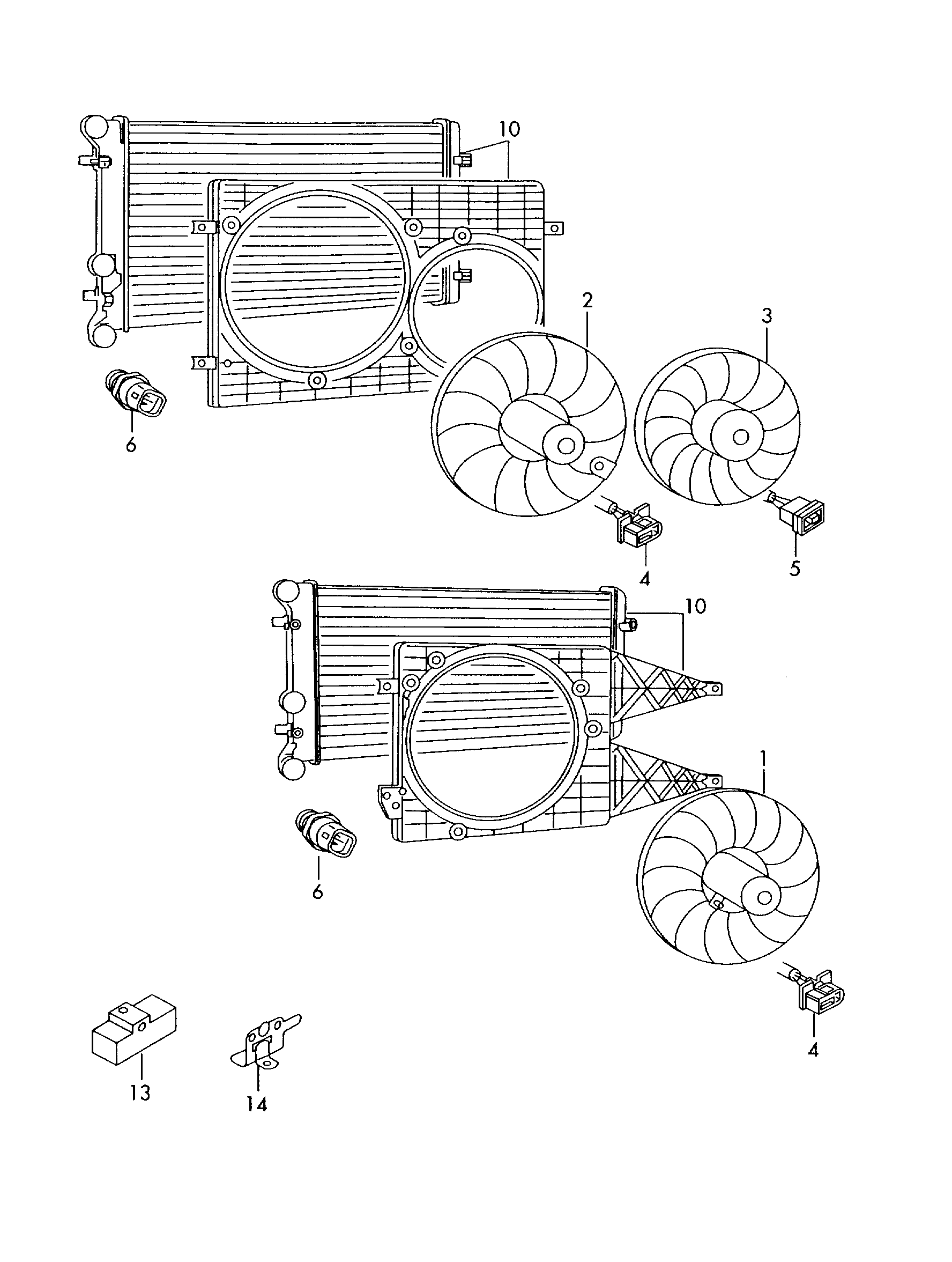 Skoda 6X0 959 455 C - Tuuletin, moottorin jäähdytys inparts.fi