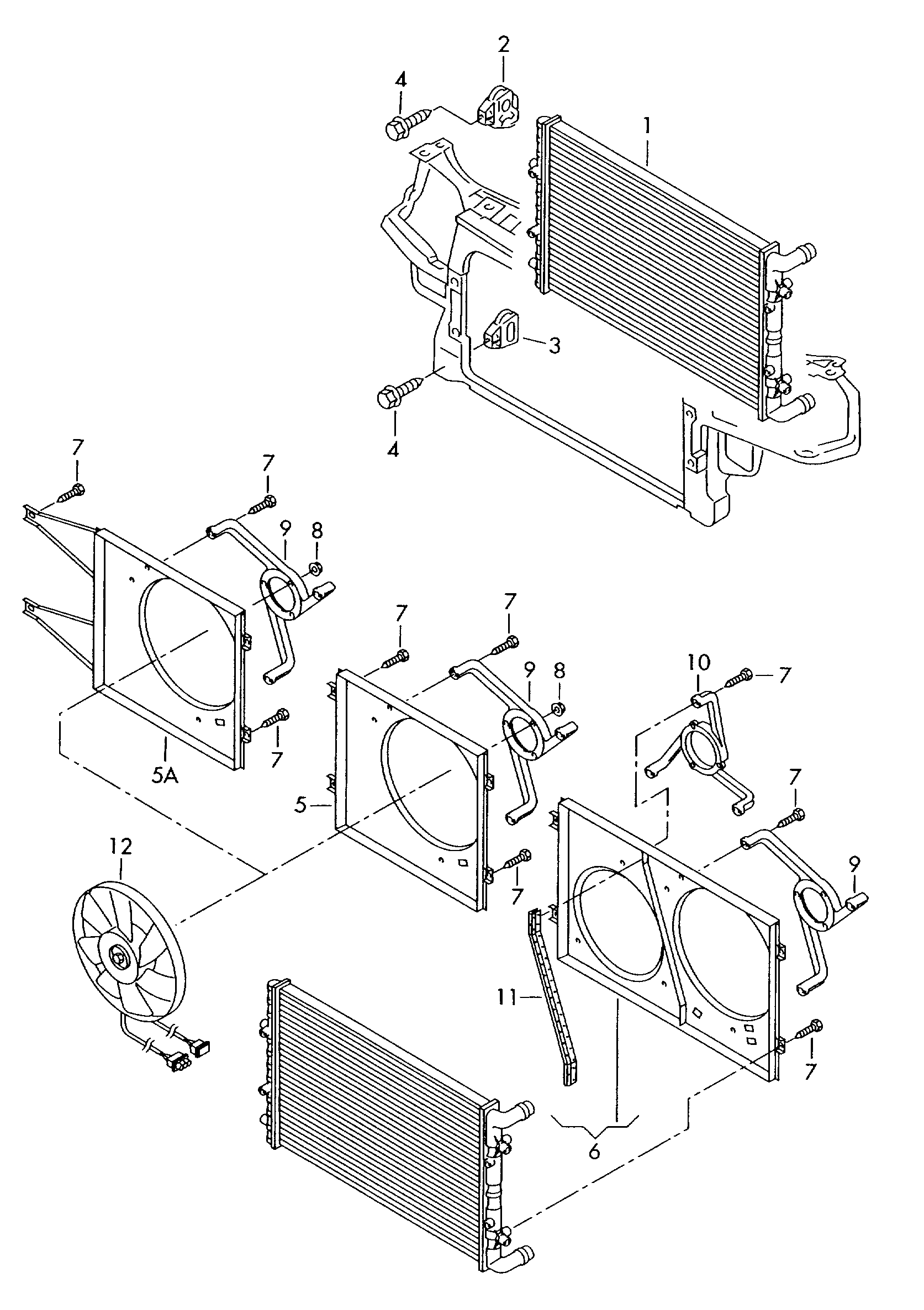 VW 6Q0121417 - Jäähdytin,moottorin jäähdytys inparts.fi