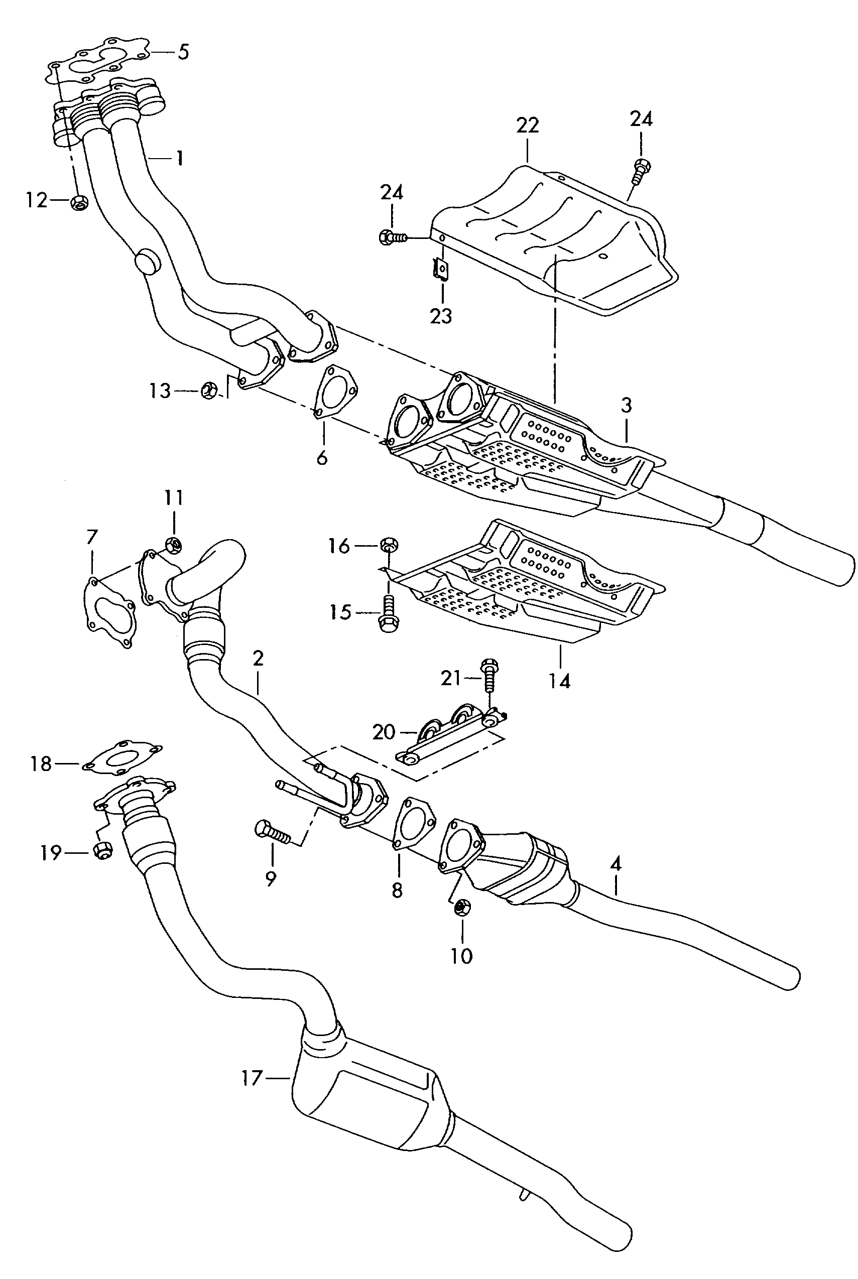 VAG 1J1253091AK - Pakoputki inparts.fi