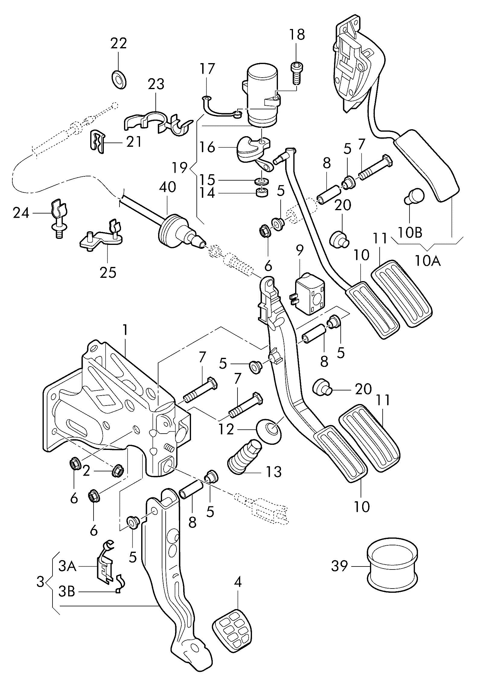 Seat 6Q1 721 503 L - Ajopoljinsarja inparts.fi