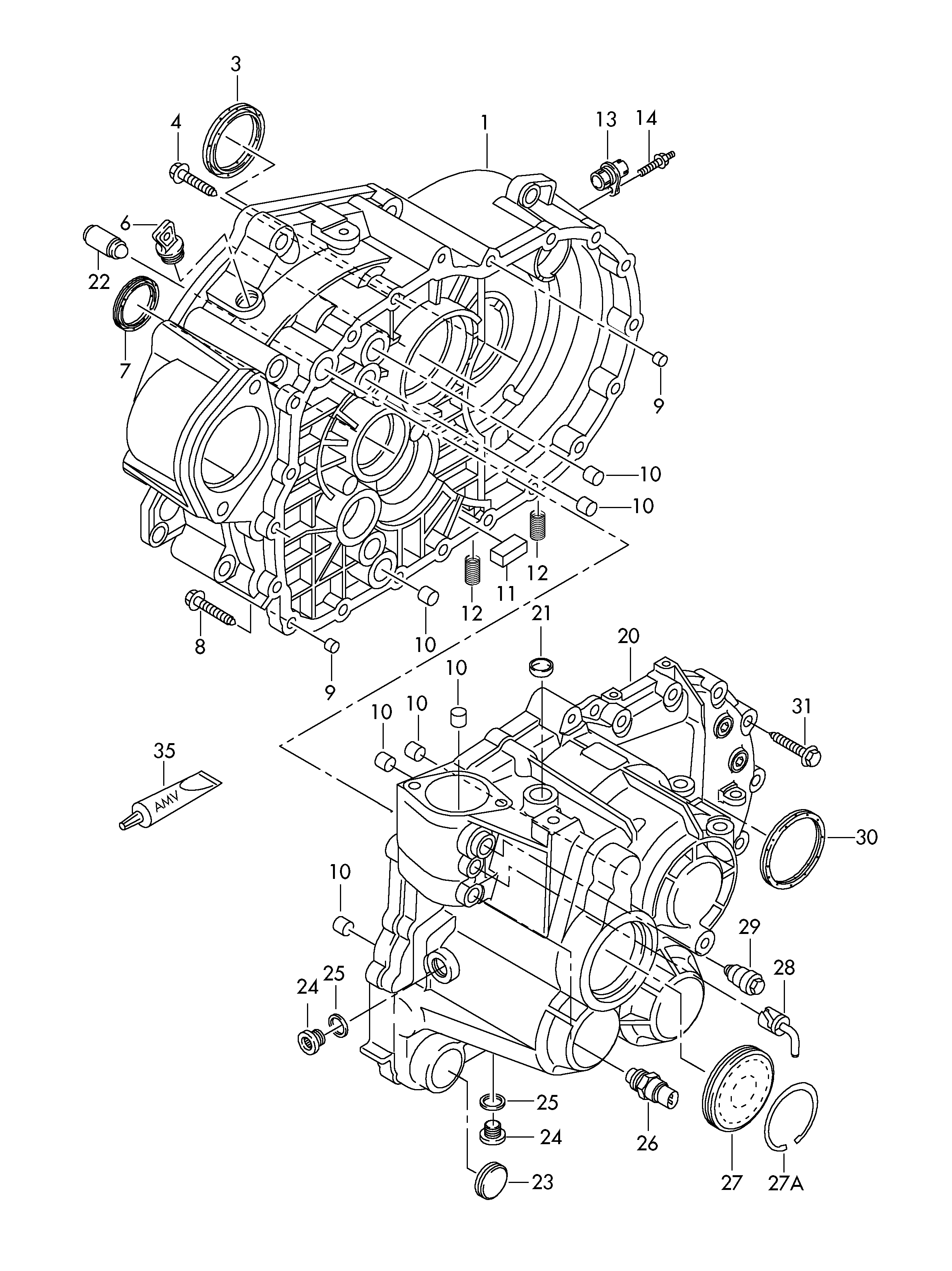 Seat 02M301189G - Akselitiiviste, tasauspyörästö inparts.fi