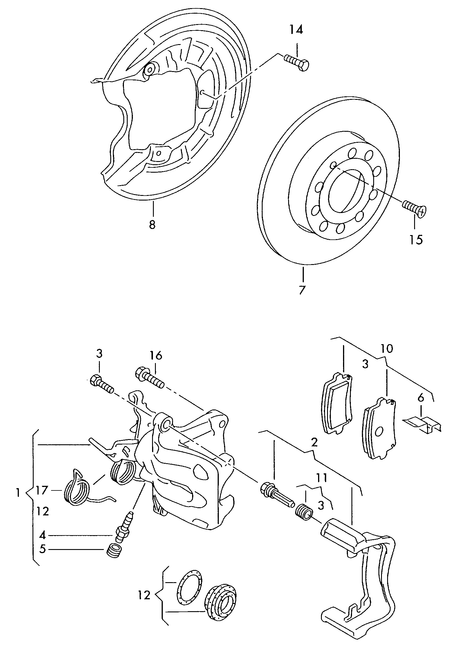 Skoda 1K0 615 423 J - Jarrusatula inparts.fi