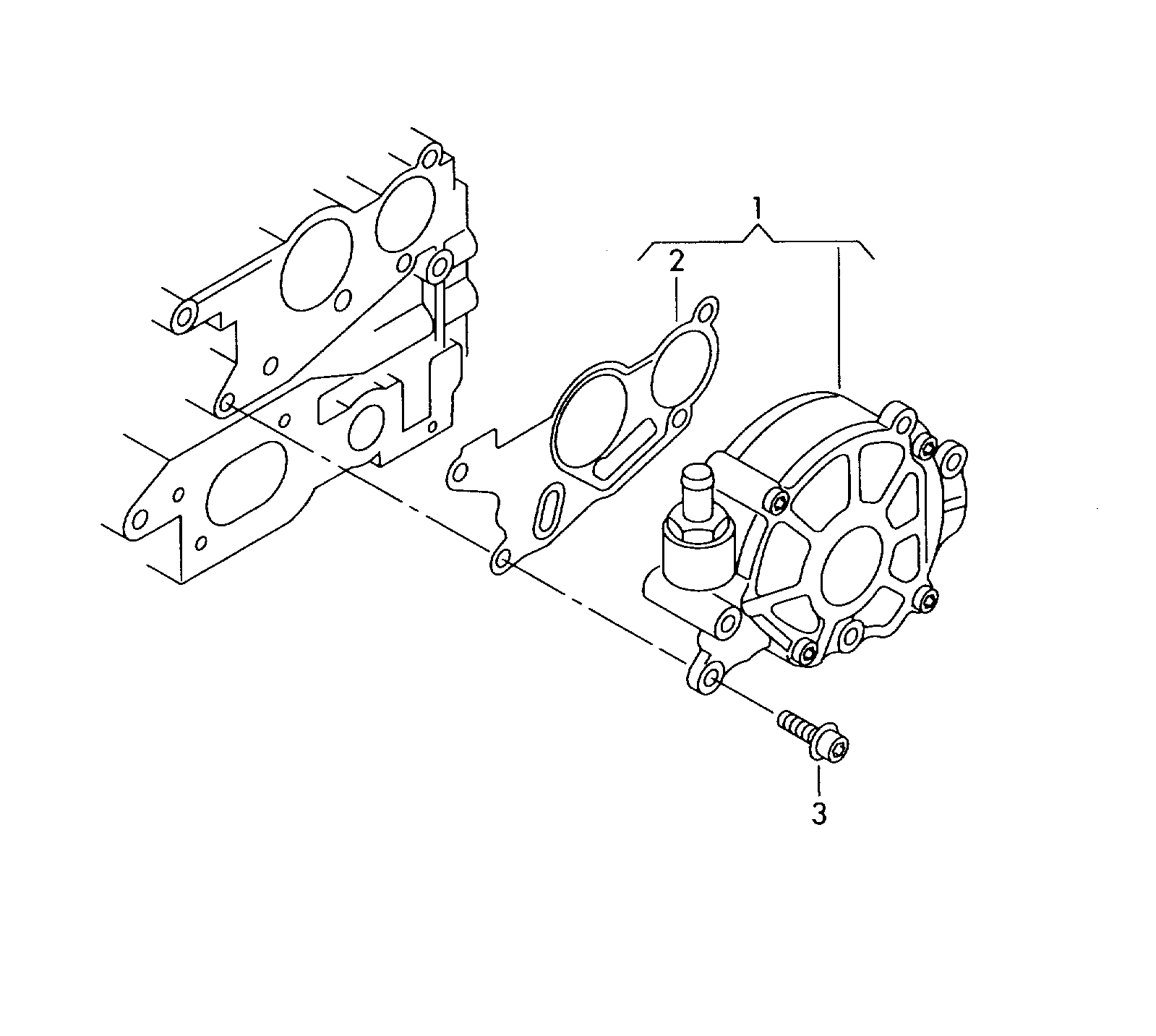 VW 03L 145 215A - Tiiviste, alipainepumppu inparts.fi