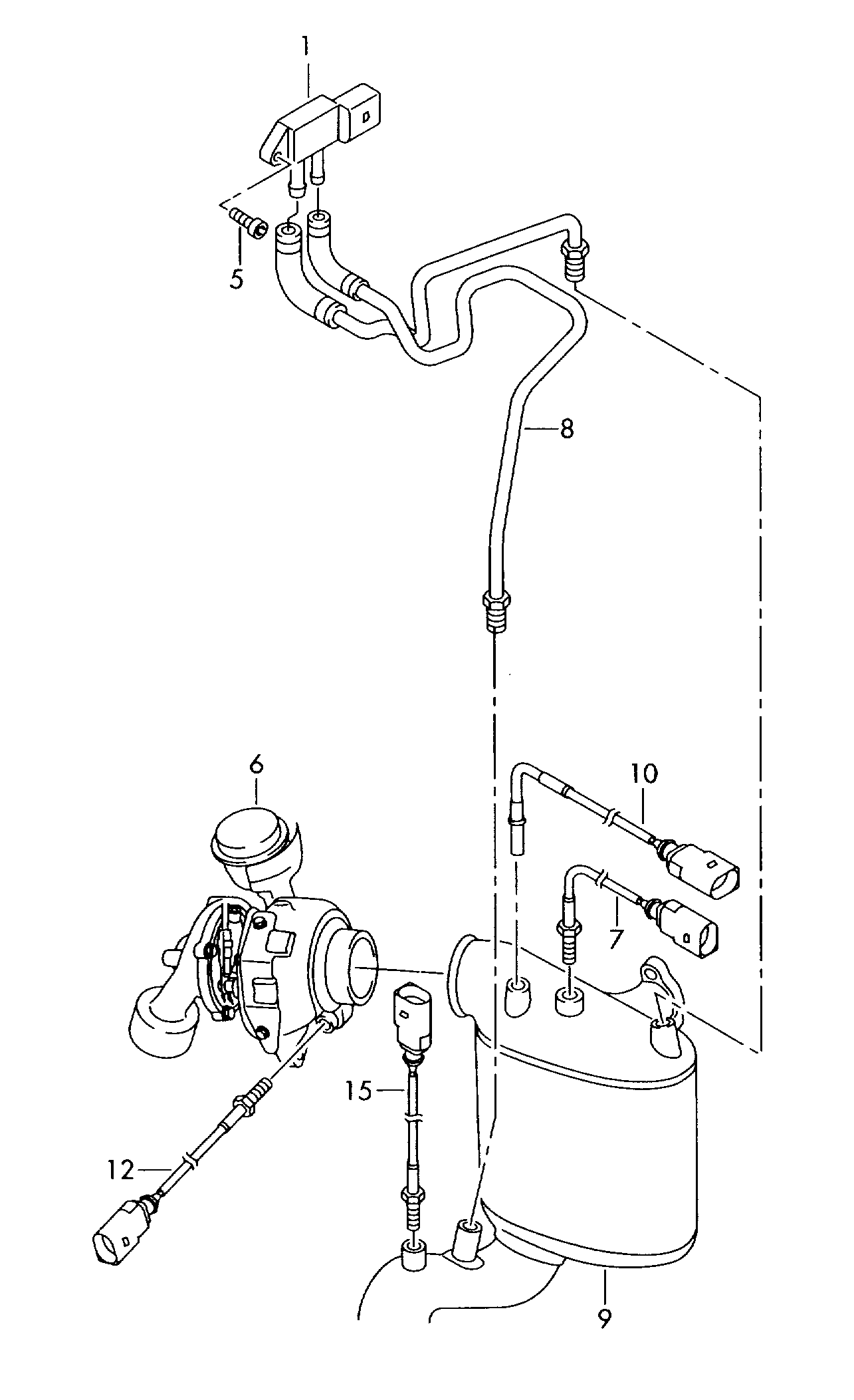 Seat 03L 906 088 CC - Tunnistin, pakokaasulämpötila inparts.fi