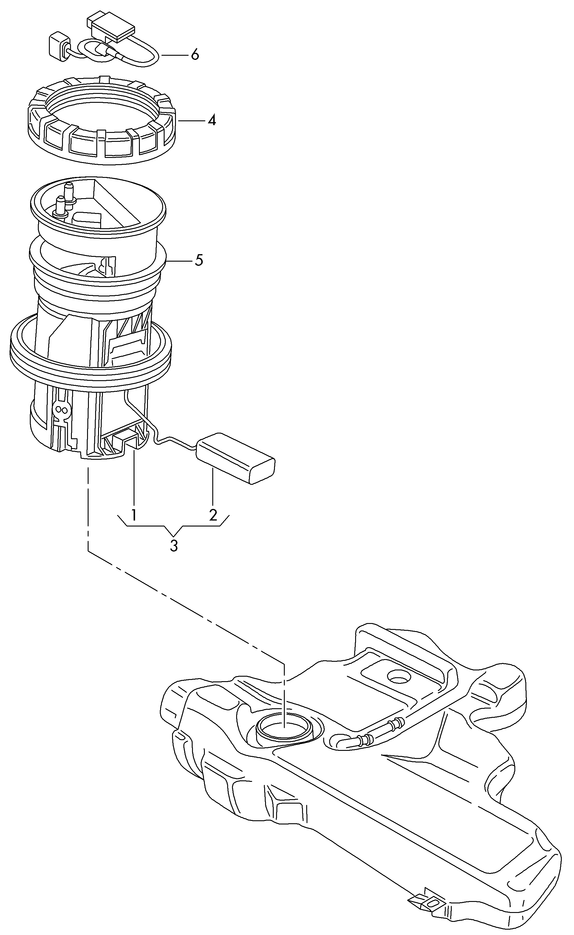 VAG 6R0919051F - Polttoaineen syöttömoduuli inparts.fi