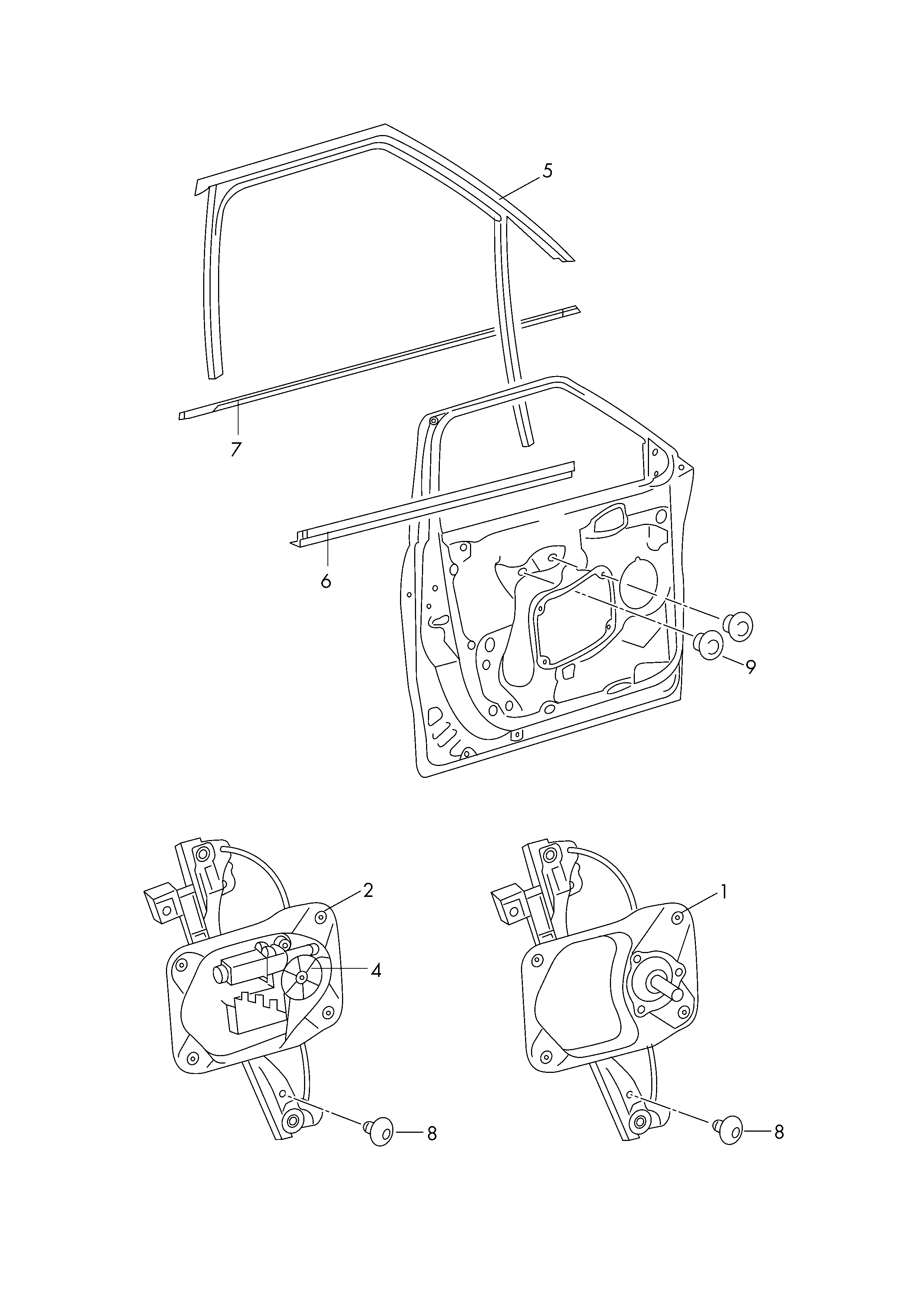 VAG 5J4 837 461 - Lasinnostin inparts.fi