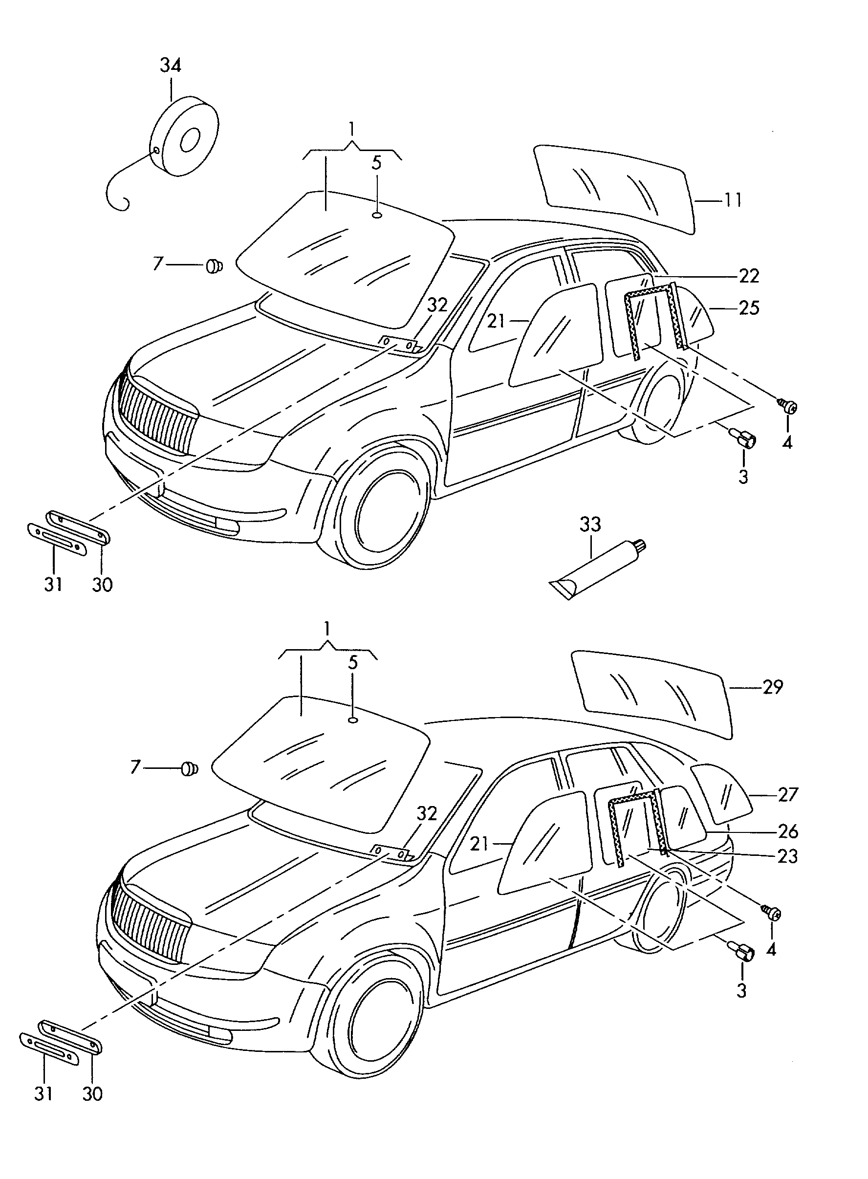 Skoda 6Y0845011P - Tuulilasi inparts.fi