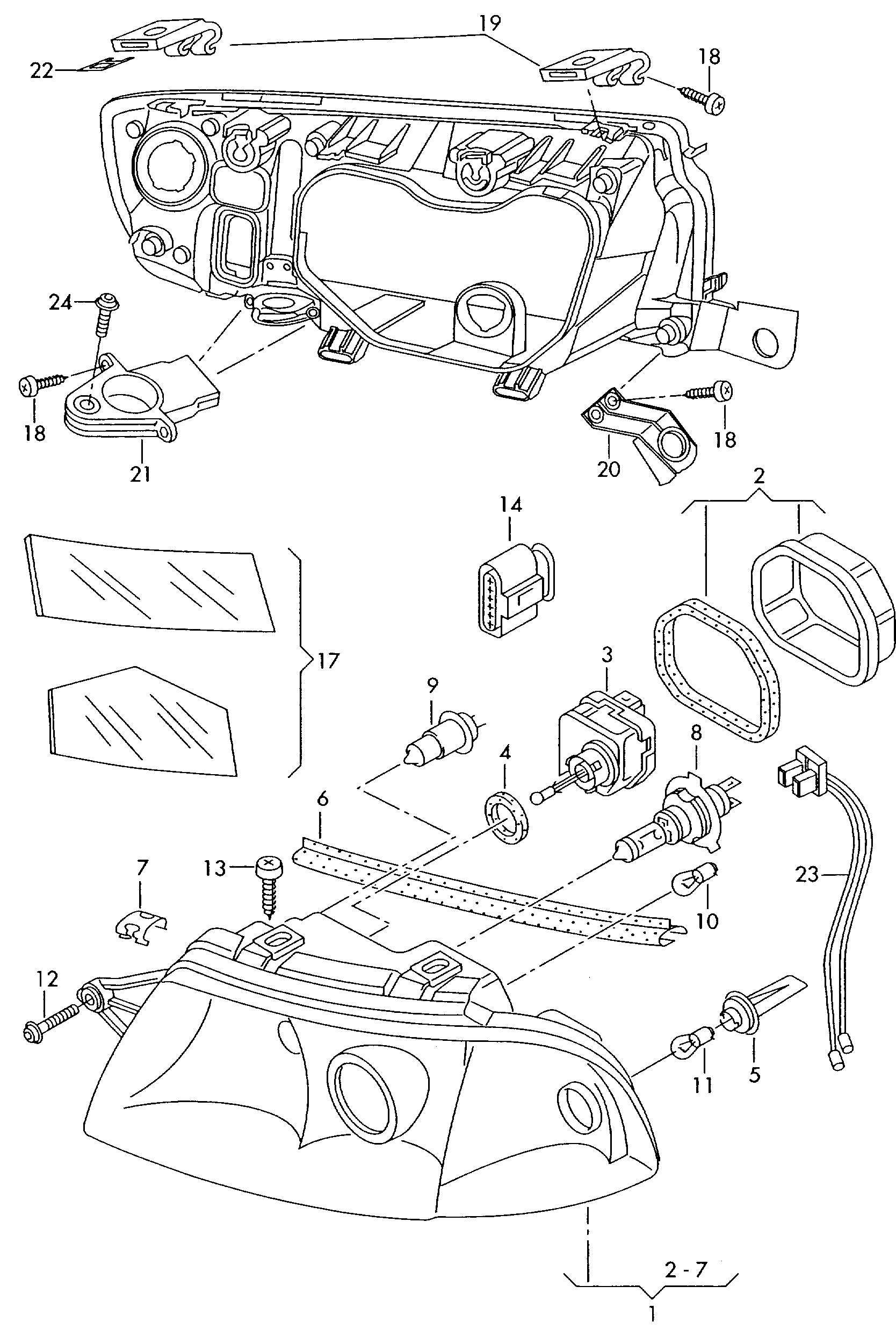 VW 6Y0941855 - Kaapelinkorjaussarja, ajovalonheitin inparts.fi