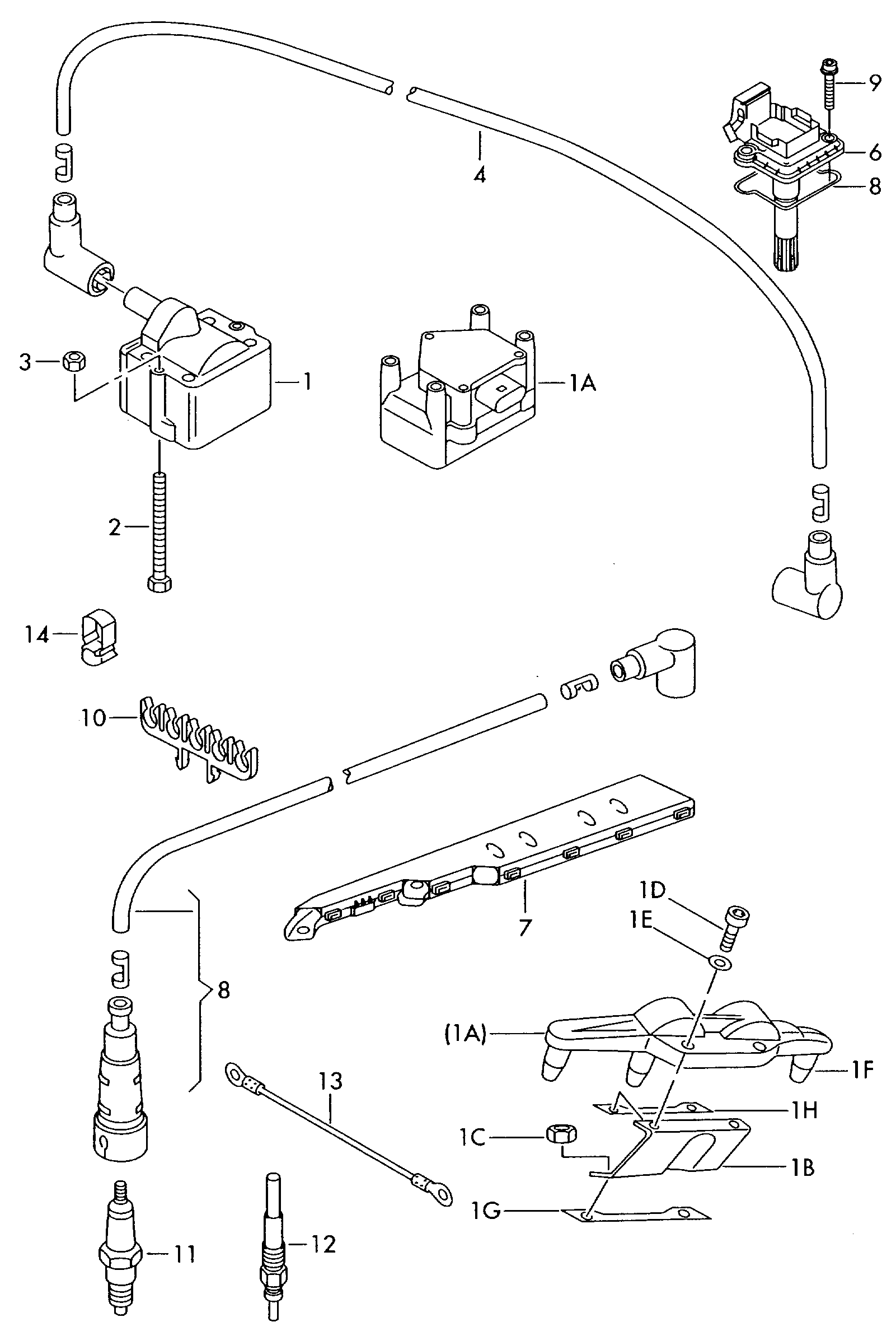 VAG 101 000 060 AA - Sytytystulppa inparts.fi