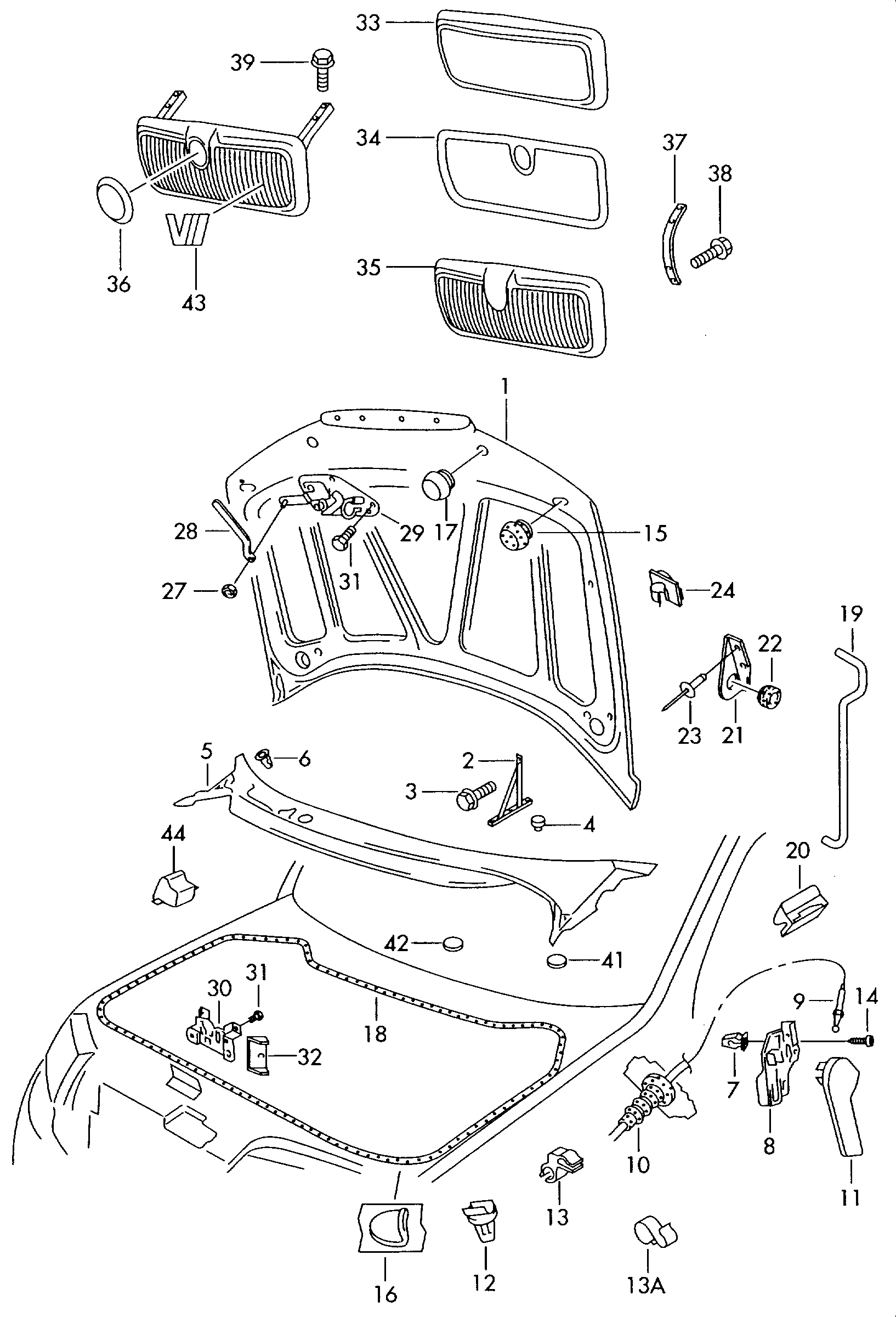 Skoda 6Y0823031 - Konepelti inparts.fi